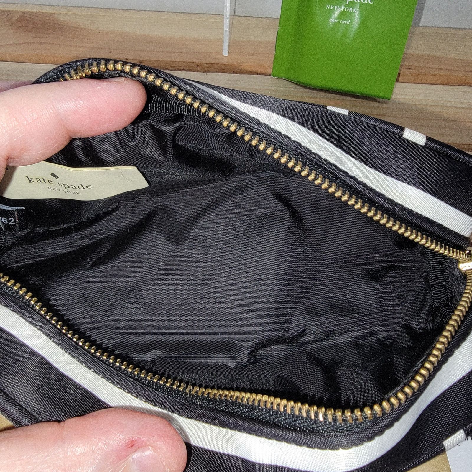 Kate Spade Kate Spade B&W Stripe Cosmetic Pouch - NWT Size ONE SIZE - 6 Thumbnail