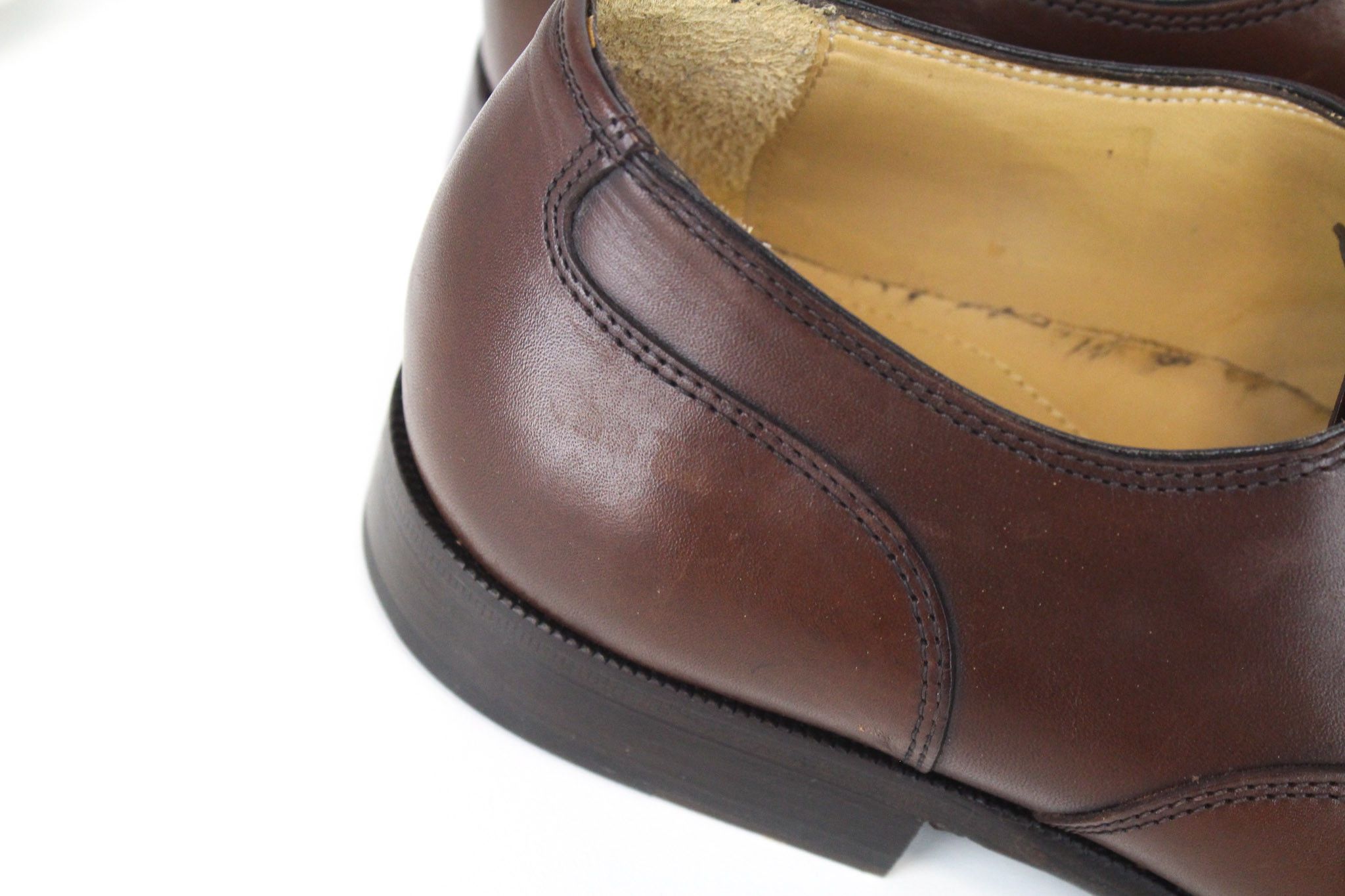 Suitsupply EU44 Brown Leather Laced Low-Top 72107 Size US 11 / EU 44 - 10 Thumbnail