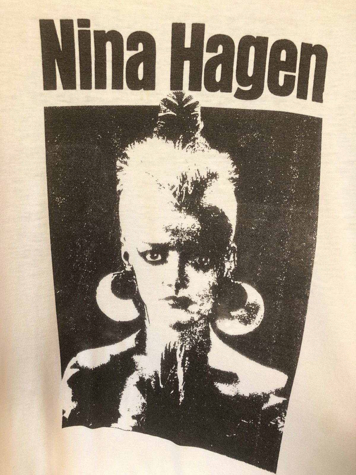 Band Tees Vintage 80s Nina Hagen Punk New Wave Band Tee Size US L / EU 52-54 / 3 - 2 Thumbnail