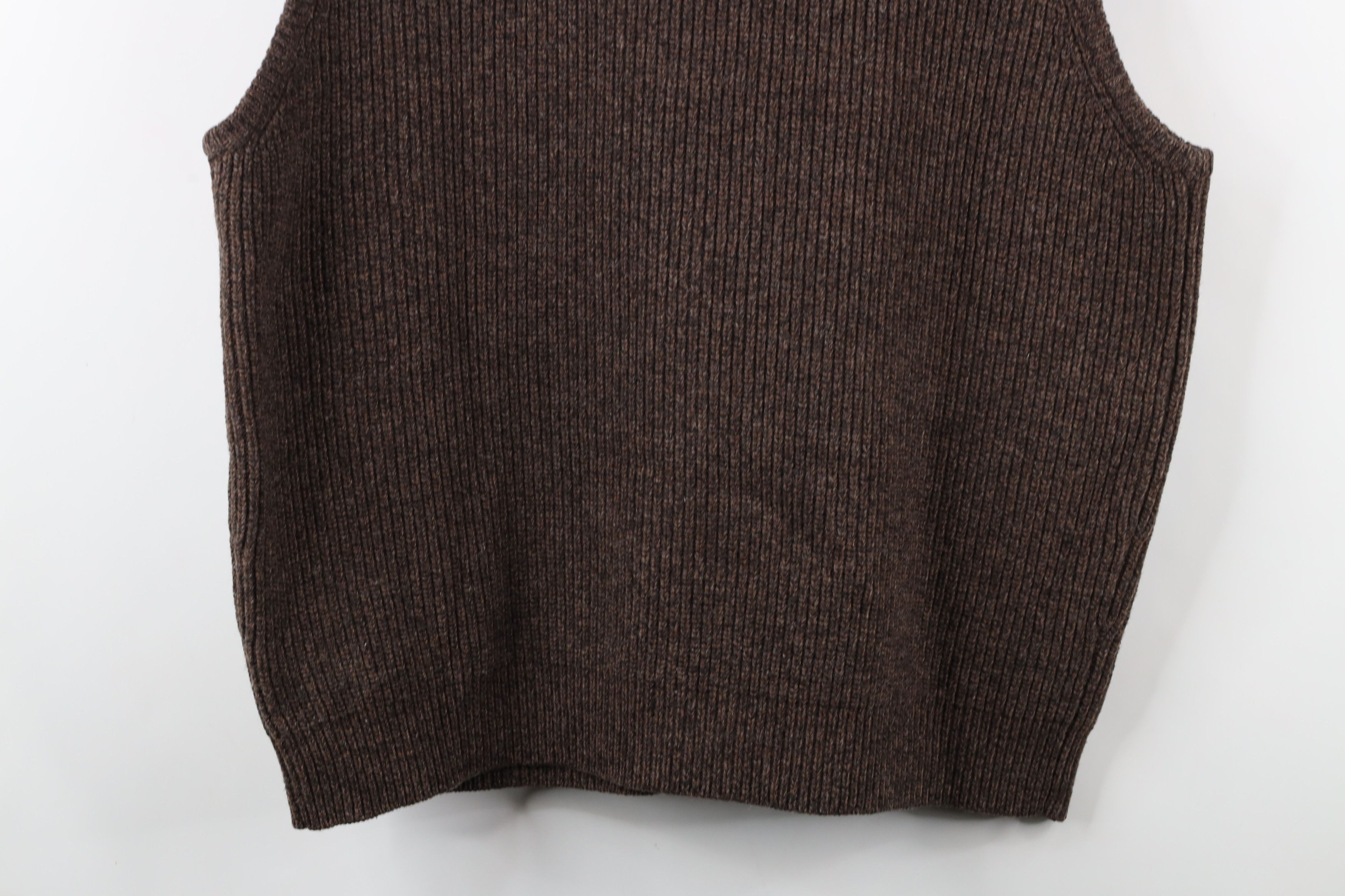 L.L. Bean × Vintage Vintage LL Bean Merino Lambswool Ribbed Knit Sweater Vest Size US XL / EU 56 / 4 - 11 Thumbnail