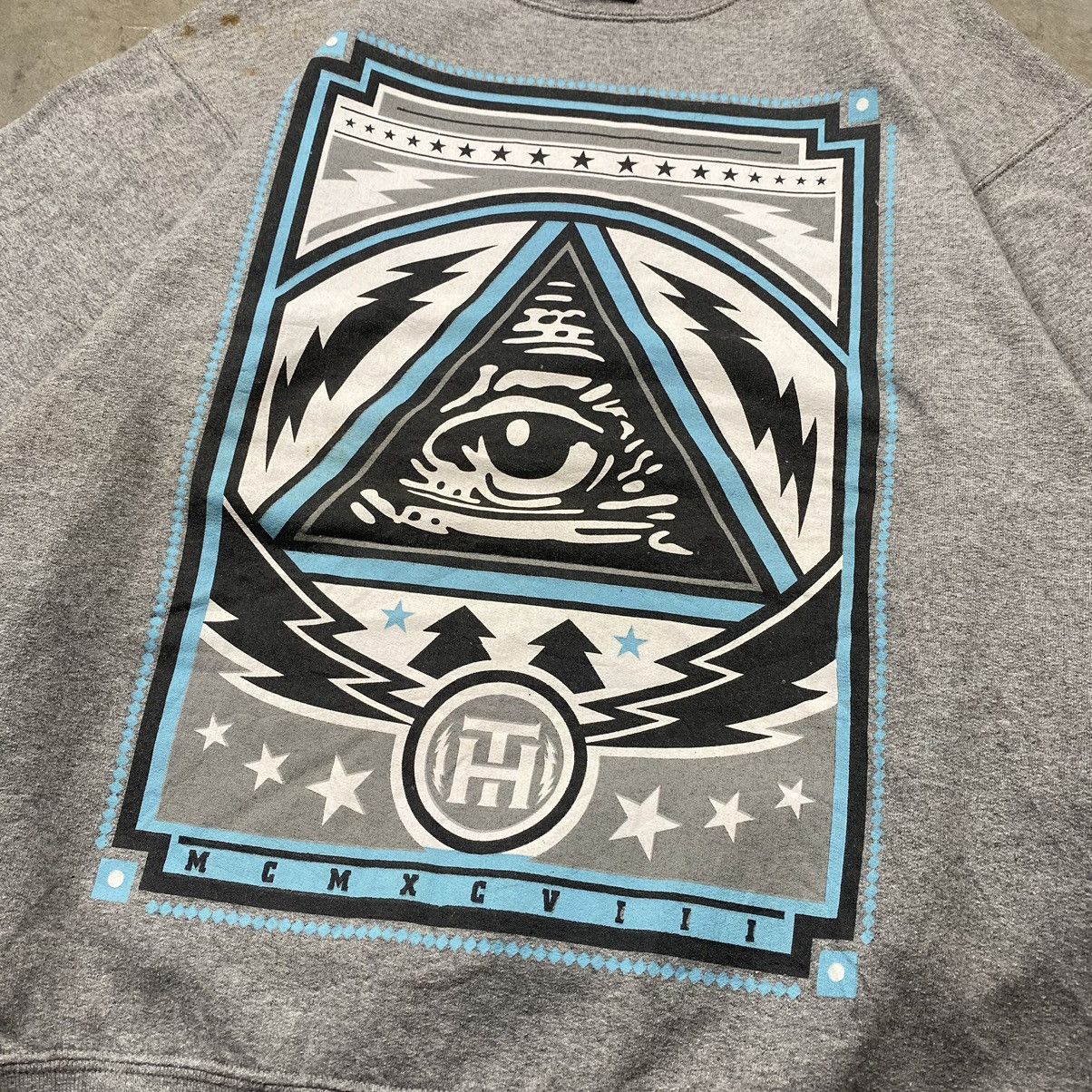 Shorty's Skateboards × Tony Hawk Rare y2k Tony Hawk Skatebord One Eyed Crewneck Size US L / EU 52-54 / 3 - 2 Thumbnail