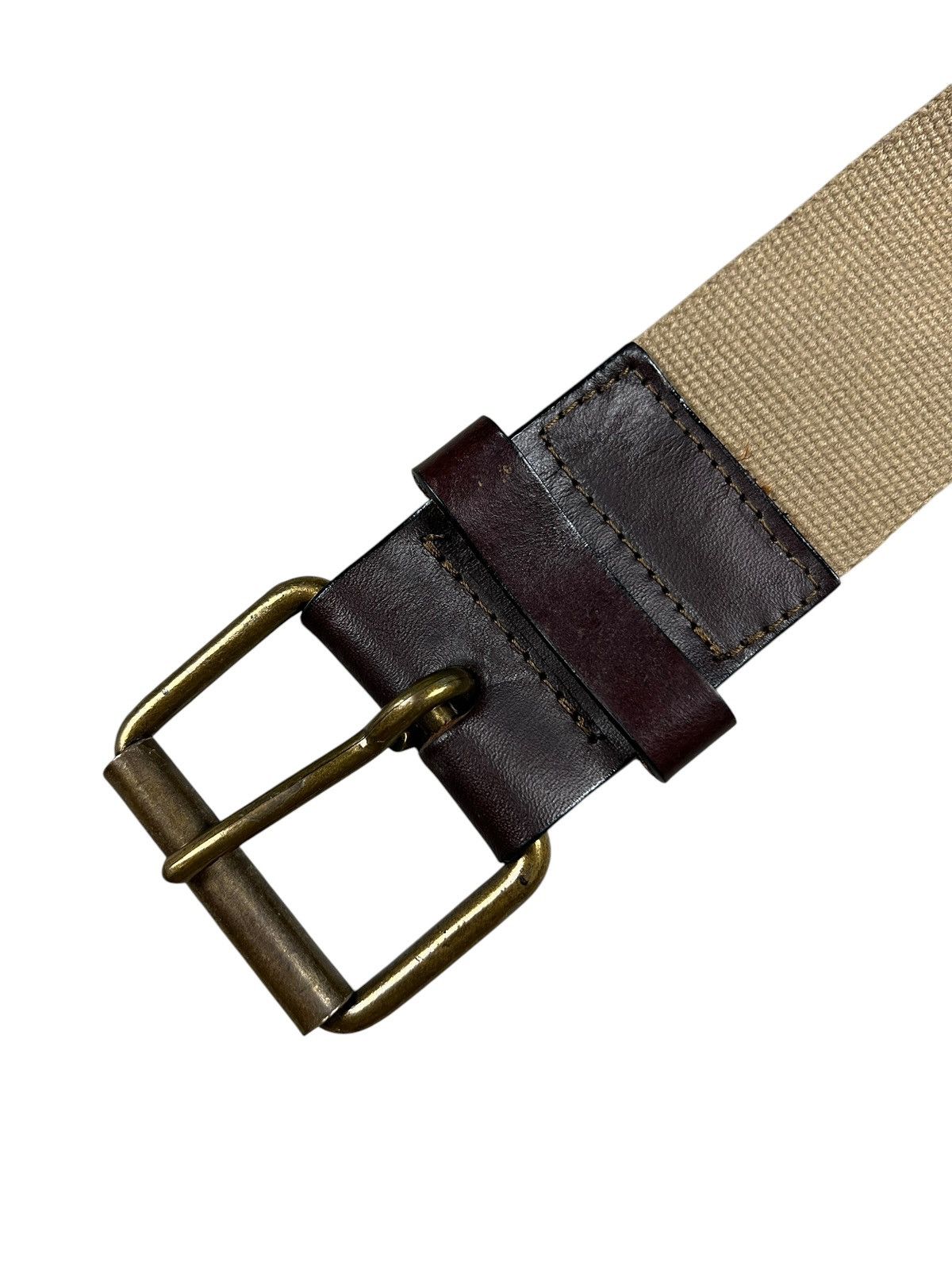 Diesel × Diesel Black Gold 2000s Diesel Military Belt Size 30 - 4 Thumbnail