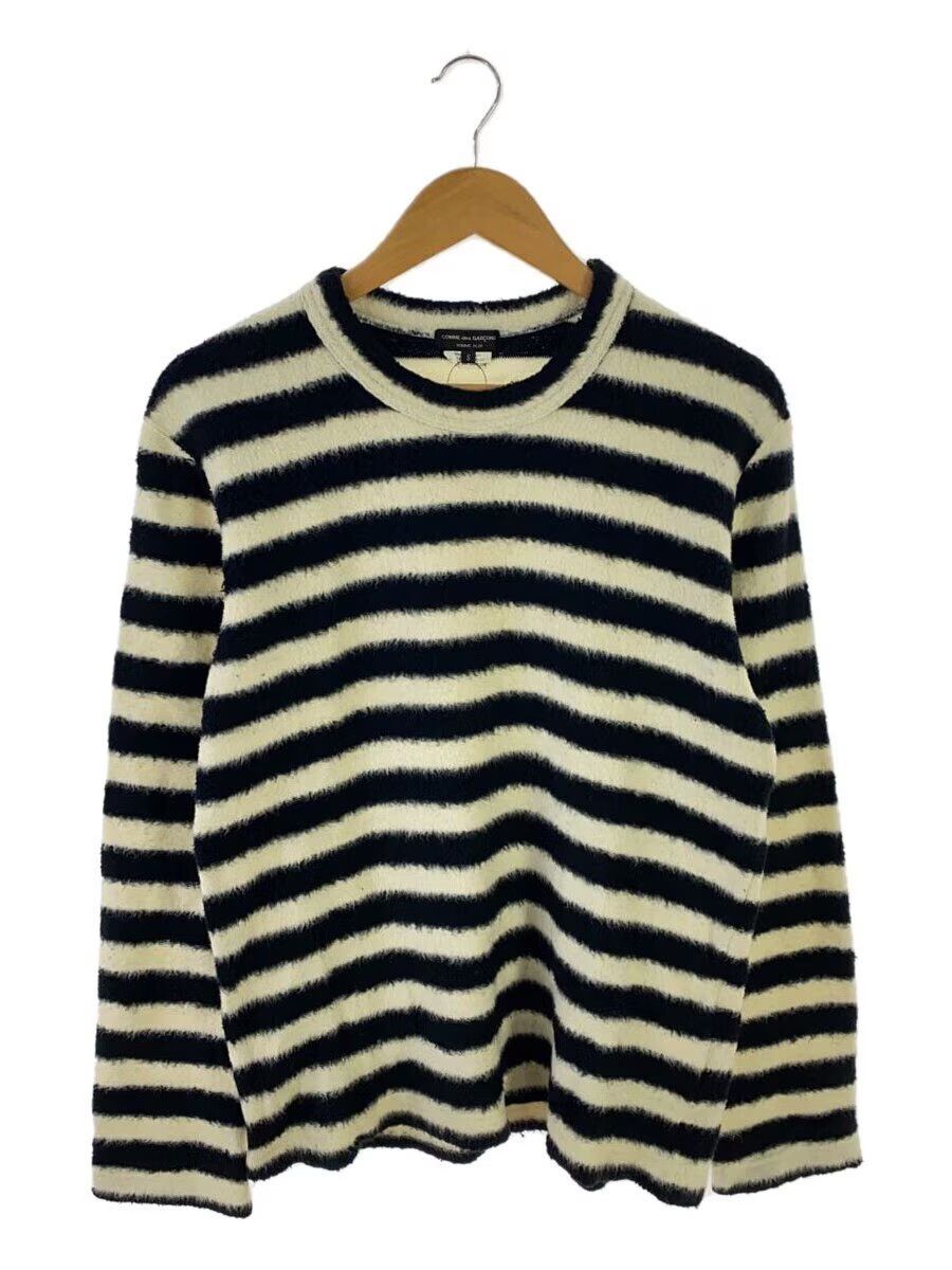 Comme des Garcons × Comme des Garcons Homme Plus Fluffy Striped Knit Sweater Size US S / EU 44-46 / 1 - 1 Thumbnail