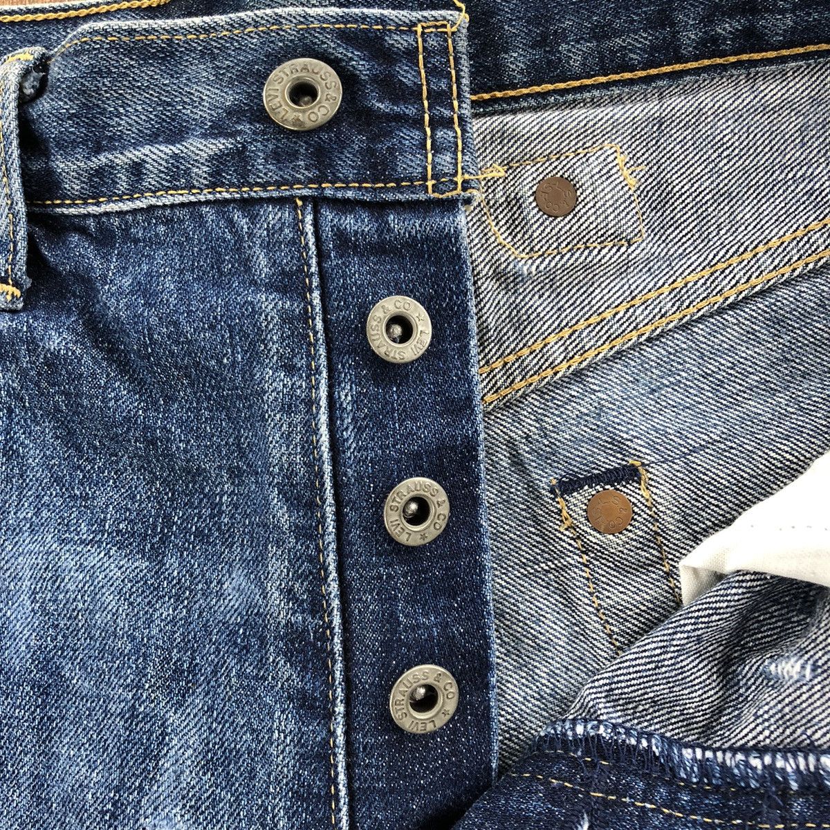 Levi's Vintage Levi's 702 Big E Selvedge Denim Pants Size US 33 - 6 Thumbnail