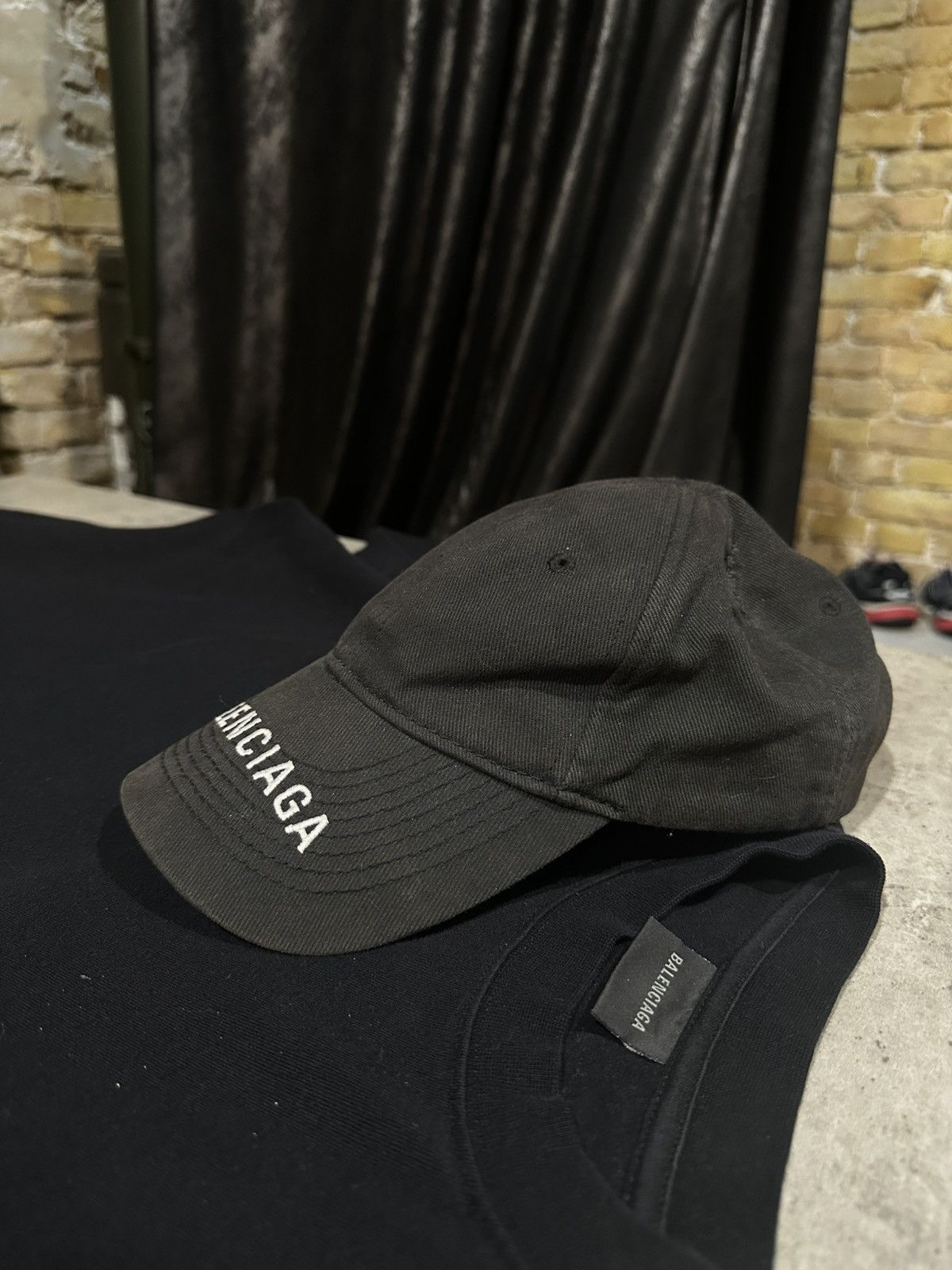 Balenciaga balenciaga logo hat Size ONE SIZE - 2 Thumbnail