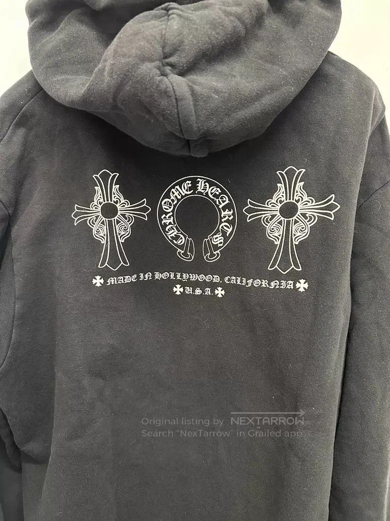 Chrome Hearts CHROME HEARTS Size 2XL Black Horseshoe Three-Element Hoodie Size US XXL / EU 58 / 5 - 5 Thumbnail