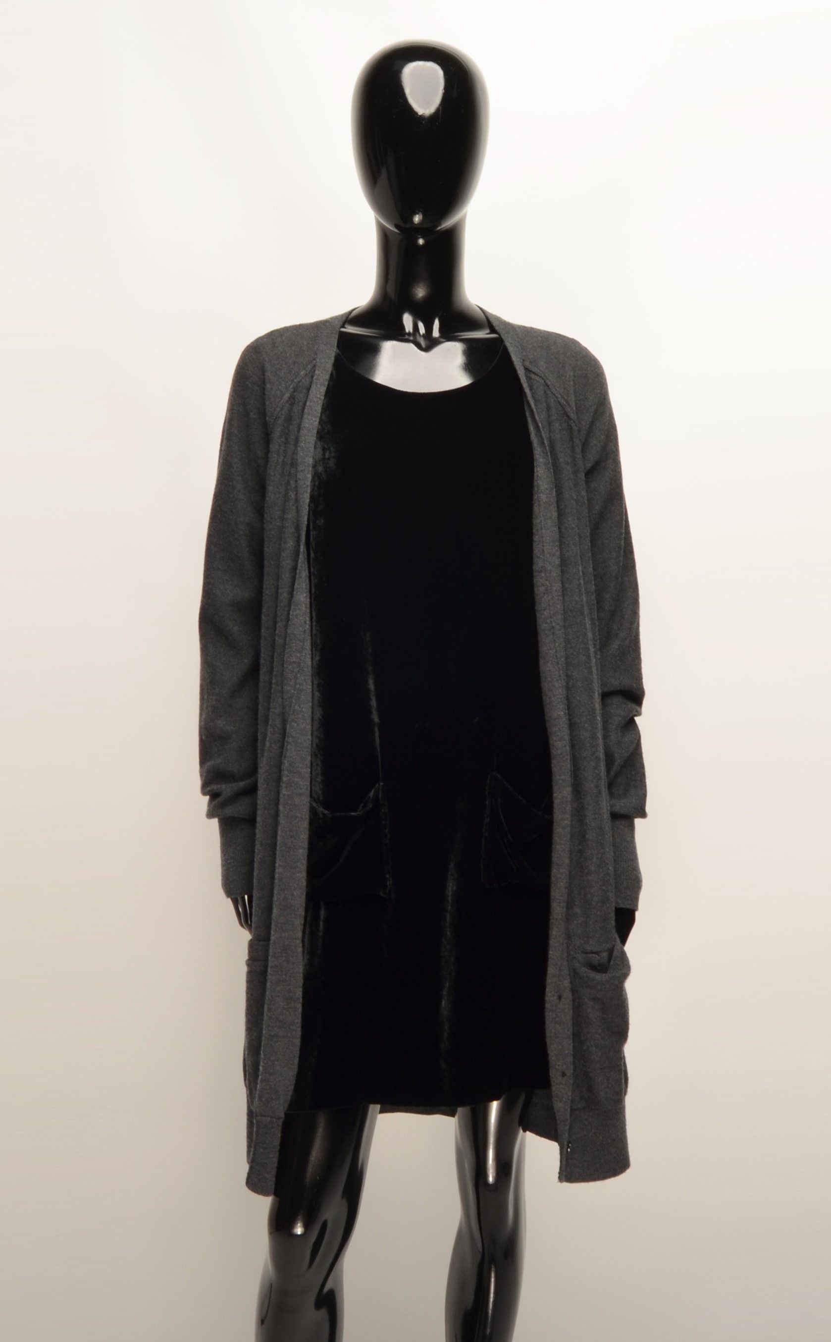 Sonia Rykiel Sonia Rykiel Vintage Open Cardigan Dress Size L / US 10 / IT 46 - 2 Thumbnail