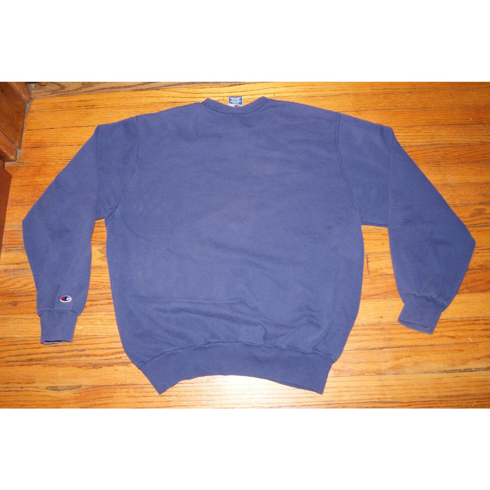 Champion VTG Champion Single V Crewneck Sweatshirt L USA Navy Blue Size US L / EU 52-54 / 3 - 5 Thumbnail