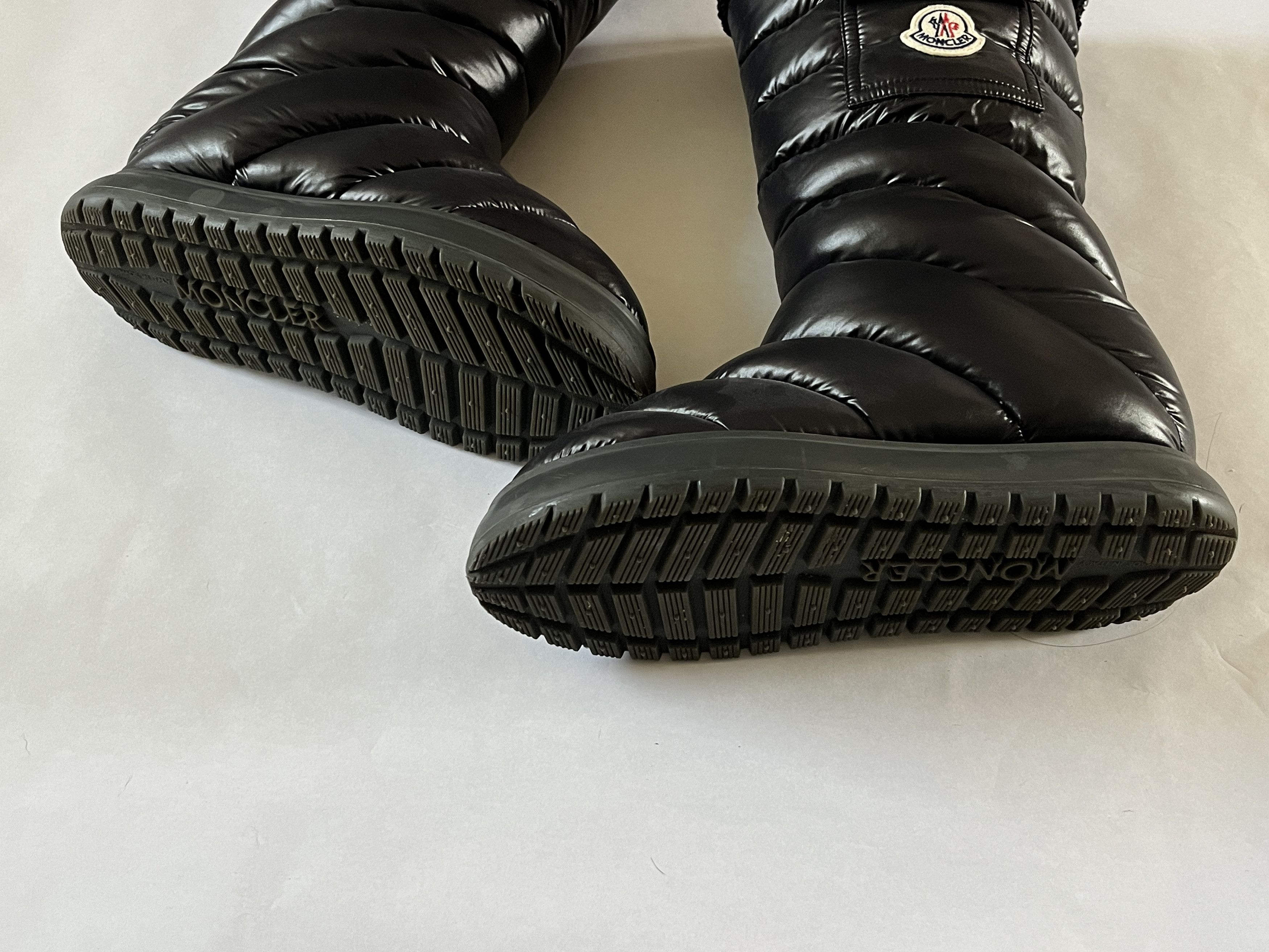 Moncler Gaia Fleece-trimmed Quilted Shell Boots Size US 9 / IT 39 - 5 Thumbnail