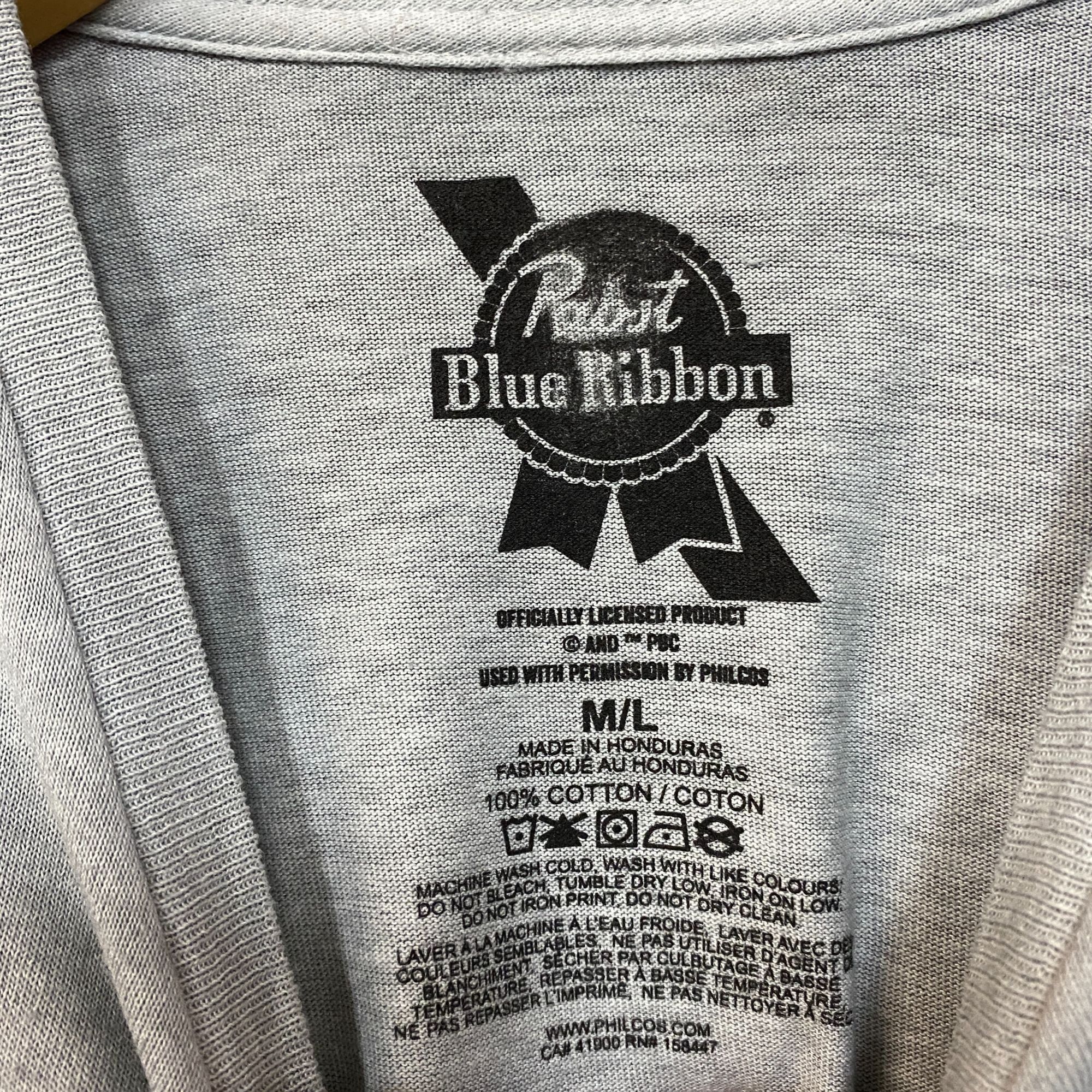 Pabst Blue Ribbon Pabst Blue Ribbon Supercool Man Retro T-Shirt M/L Size US L / EU 52-54 / 3 - 4 Thumbnail