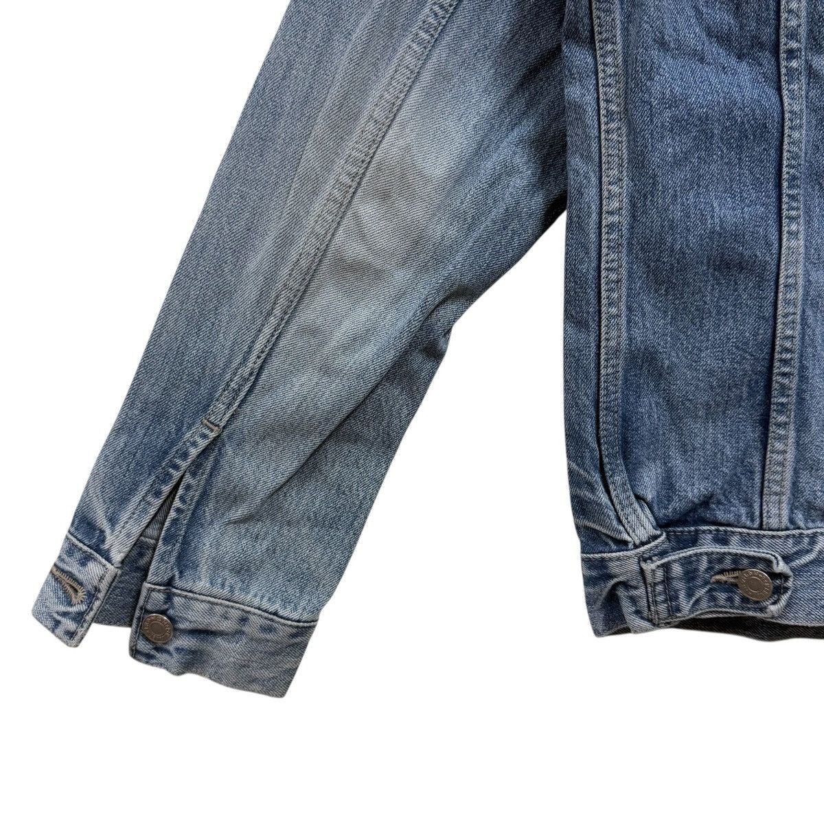 HOLLYWOOD RANCH MARKET Vintage 90s Hollywood Ranch Market Denim Jacket Distressed Size US M / EU 48-50 / 2 - 7 Thumbnail