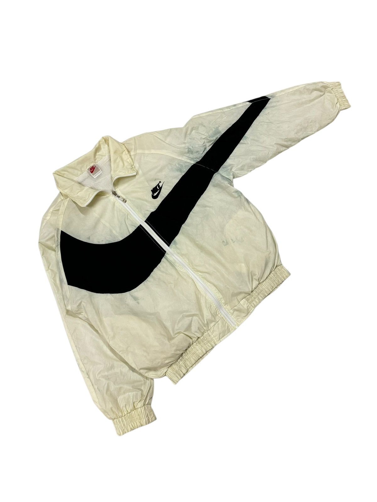 Nike × Vintage Vtg🔥90’s Nike Big Swoosh Windbreaker Jacket Size US L / EU 52-54 / 3 - 1 Thumbnail