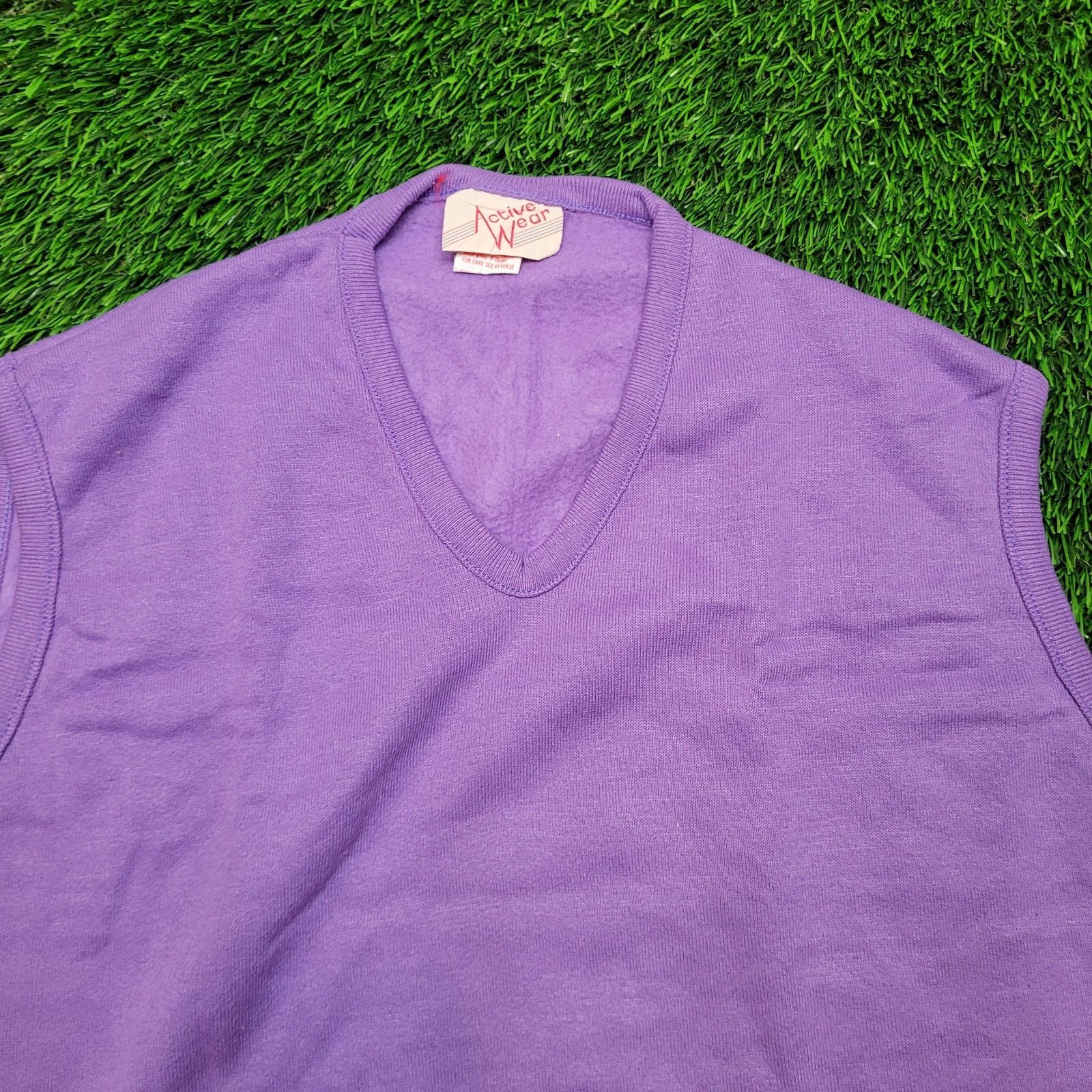Other VTG 70s Action Wear Cropped Sweatshirt Vest Womens L USA Size L / US 10 / IT 46 - 2 Thumbnail
