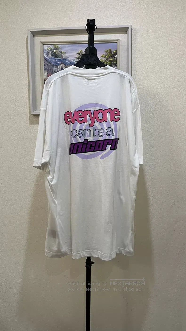Vetements Vetements Unicorn Cat Short Sleeve T-Shirt, Size M Size US M / EU 48-50 / 2 - 2 Thumbnail