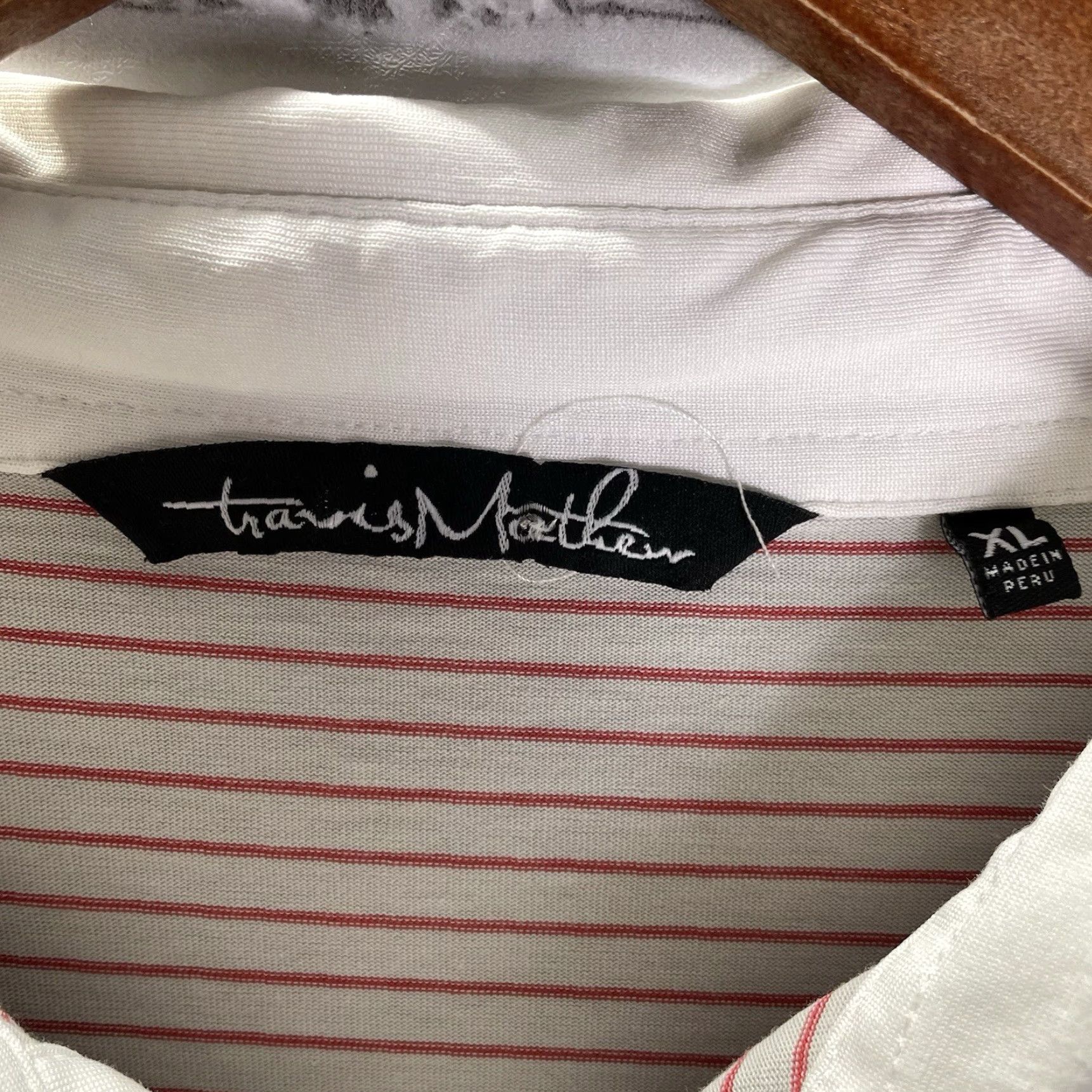 TravisMathew Travis Mathew Polo Shirt Mens XL White Cotton Blend Pima Polo Shirt White XL Men Polo Shirt Size US XL / EU 56 / 4 - 4 Thumbnail