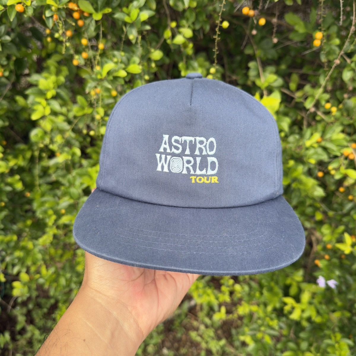 Travis Scott Astroworld Travis Scott Hat Cap in Blue Size ONE SIZE - 1 Thumbnail