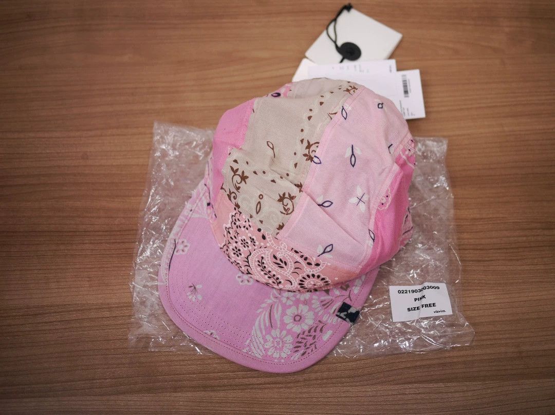 Visvim Visvim 21AW ICT Camp Cap Pink Bandana In Stock Size ONE SIZE - 2 Thumbnail
