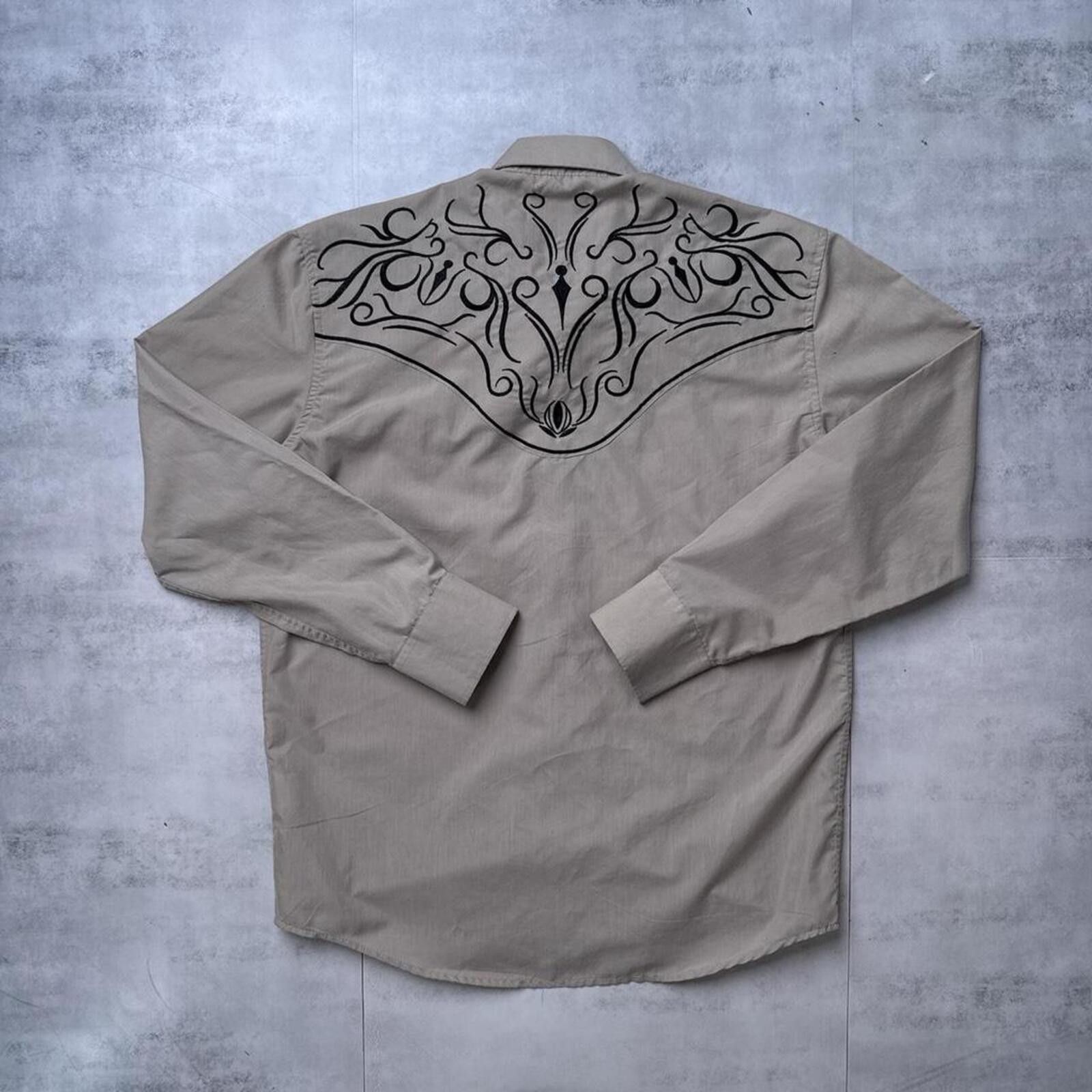 Affliction Y2K Liquid West 00s Button Up Grunge shirt Size US M / EU 48-50 / 2 - 2 Thumbnail