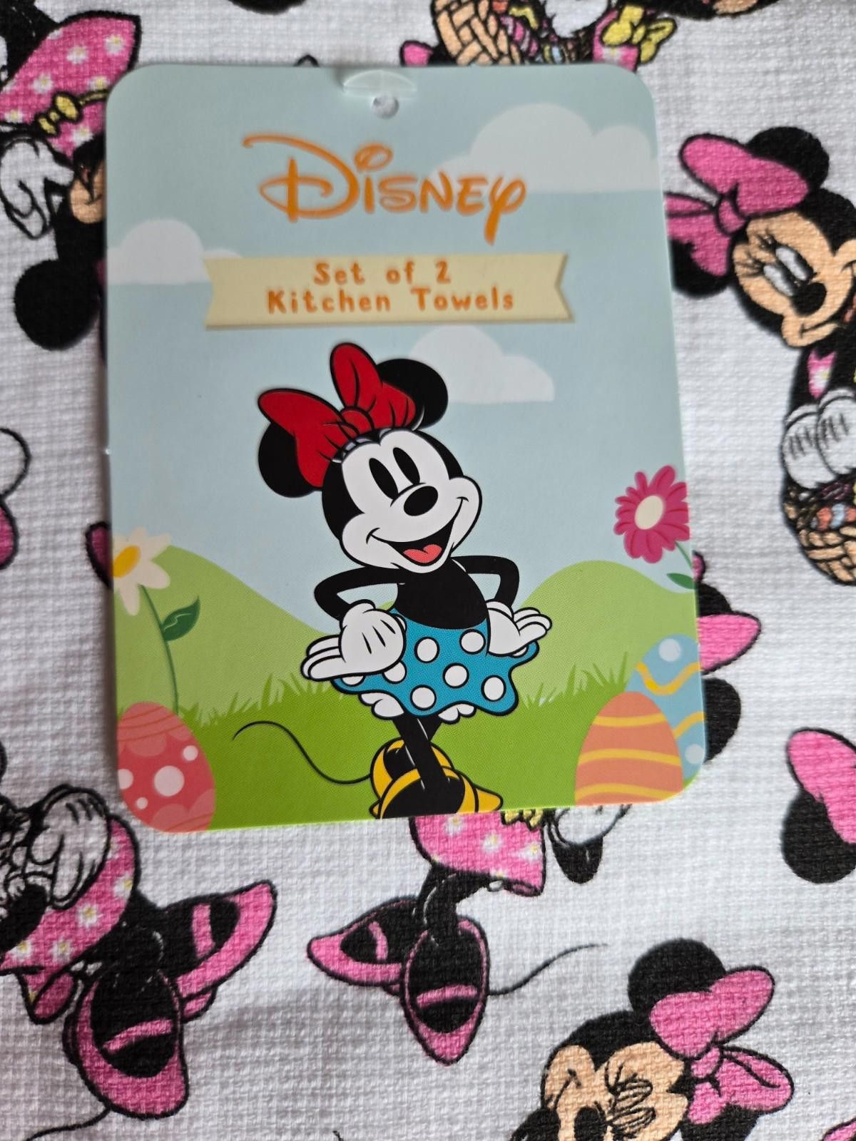 Disney Disney Minnie Mouse Kitchen Towels Set Bunny Easter NWT Size ONE SIZE - 3 Thumbnail