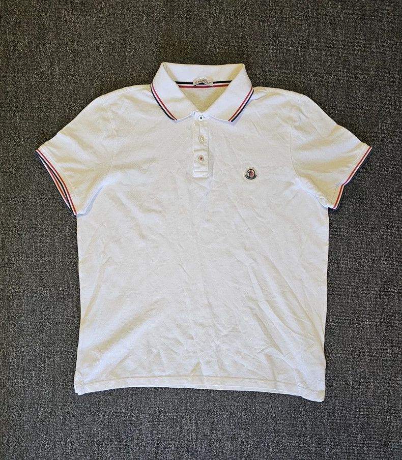 Moncler Moncler Men's Short Sleeve Polo Shirt-yf Size US M / EU 48-50 / 2 - 1 Thumbnail