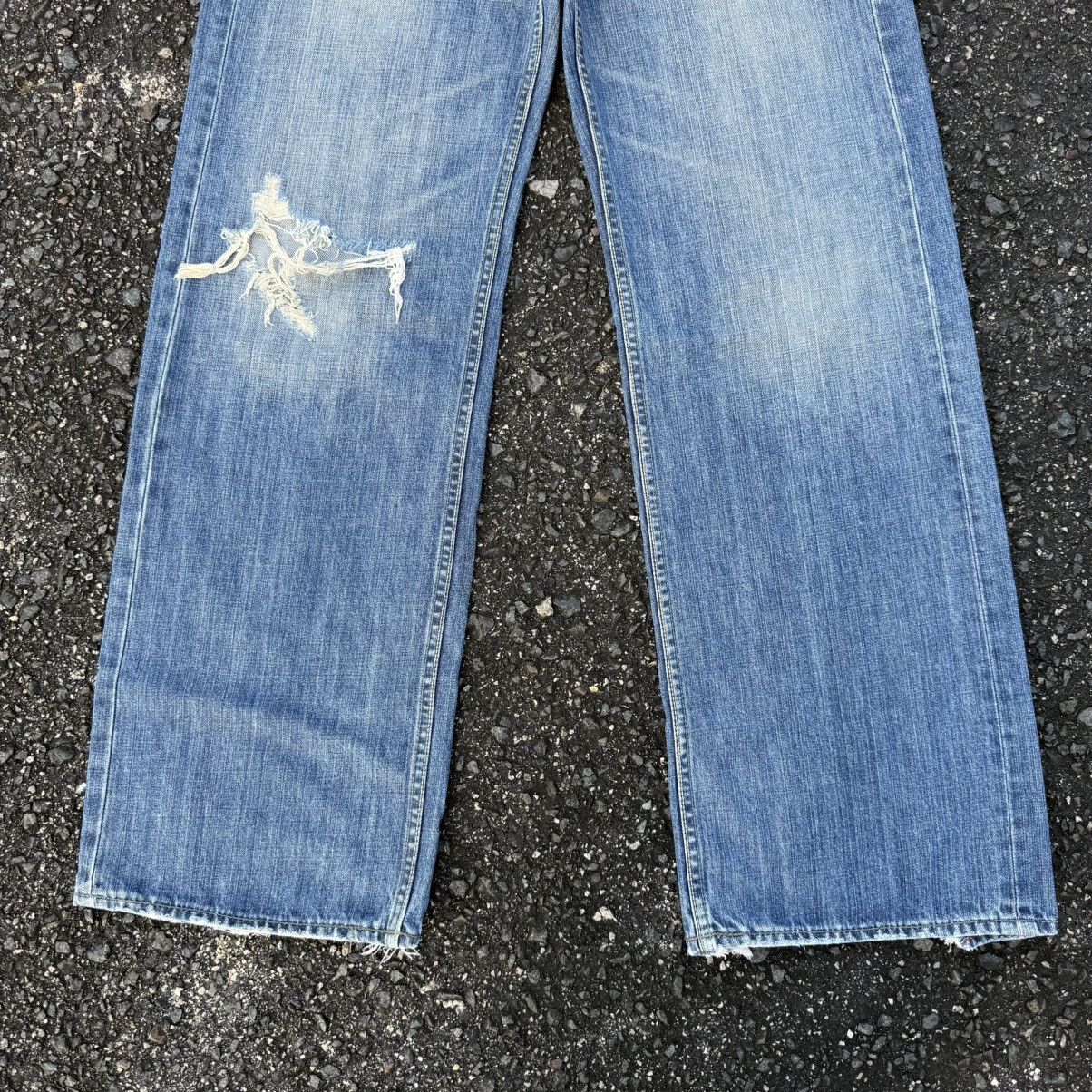 Takeo Kikuchi W35 Vintage takeo kikichi denim jean faded pants Size US 35 - 5 Thumbnail