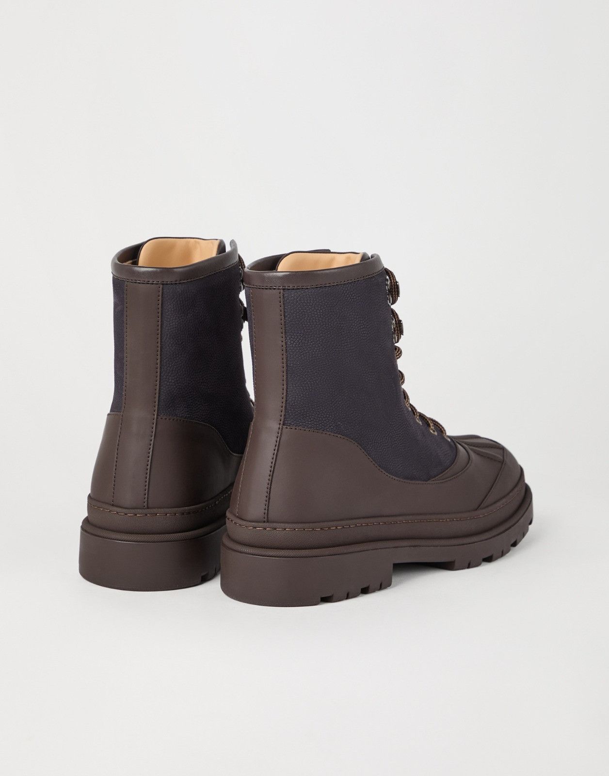 Brunello Cucinelli o1la1rc1a1025 Ankle Boots in Brown/Blue Size US 10 / EU 43 - 4 Thumbnail