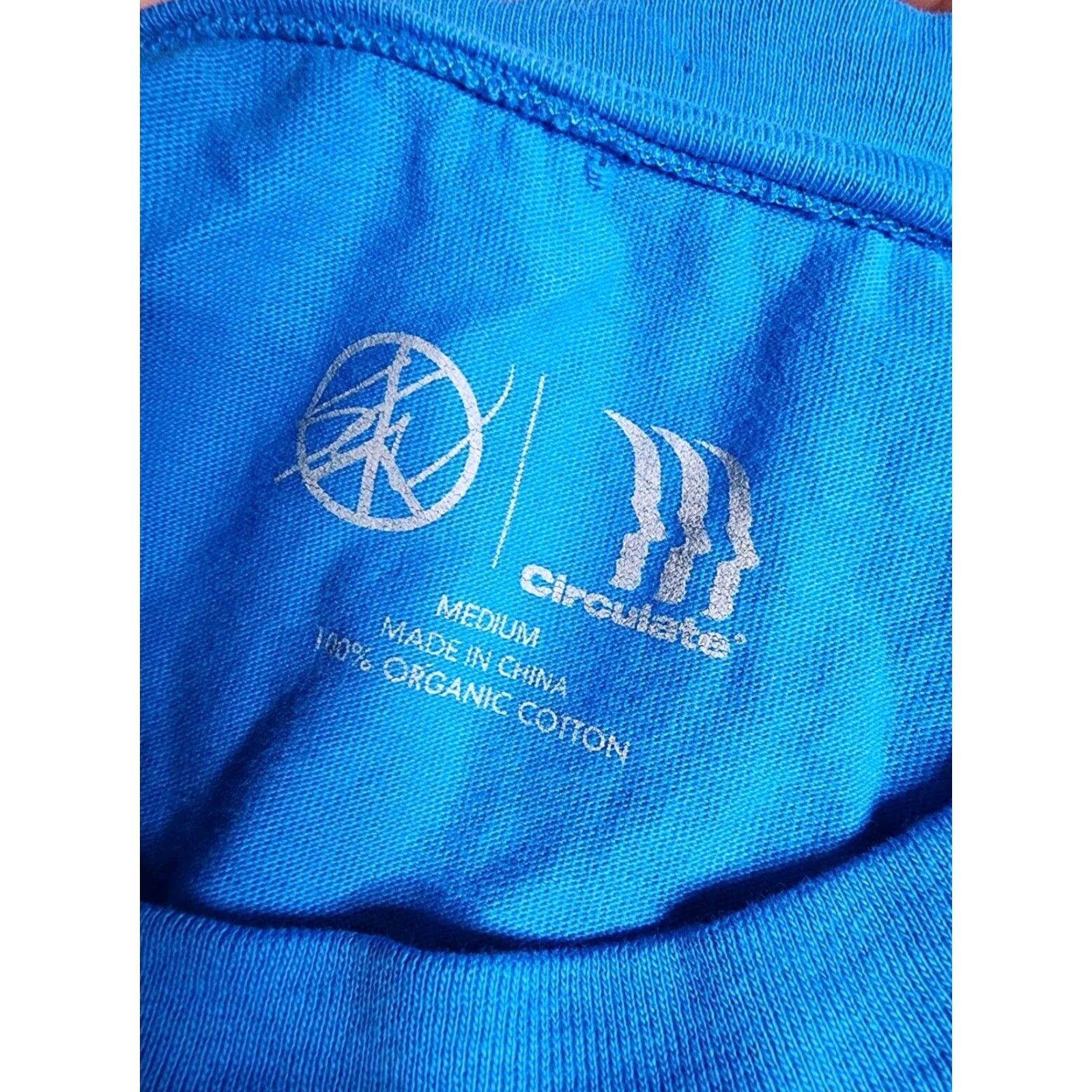 Vintage Sean Wotherspoon x Circulate Beach Conservation Mens M Blue Double-Sided Cotton Short Sleeve T Shirt Size US M / EU 48-50 / 2 - 6 Thumbnail
