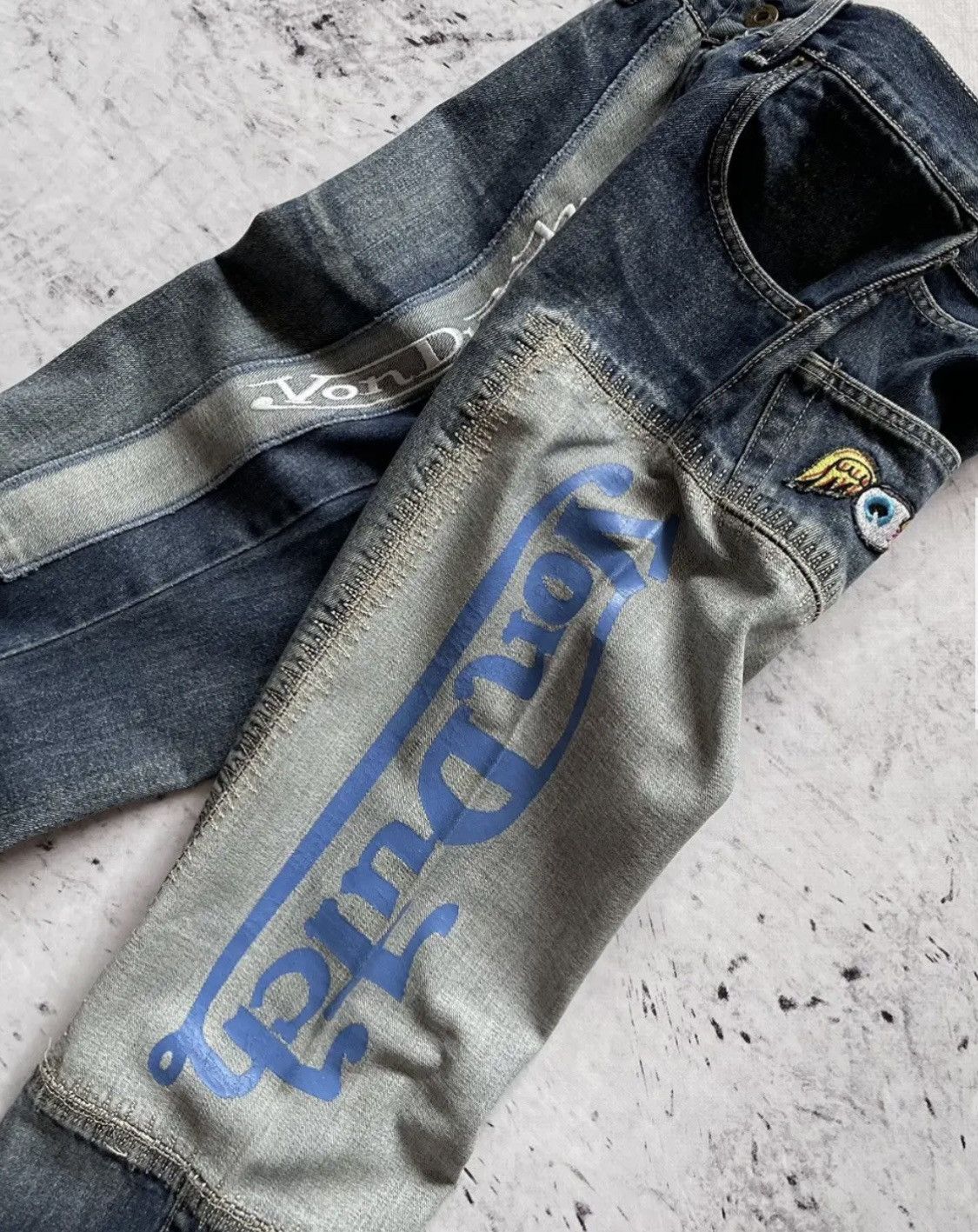 Vintage × Von Dutch Von Dutch Logo Jeans Size US 30 / EU 46 - 2 Thumbnail
