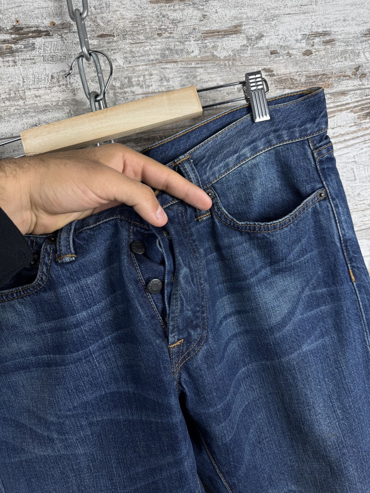 Edwin Mens Vintage Edwin Javanese denim jeans pants size 31/32 y2k Size US 31 - 7 Thumbnail
