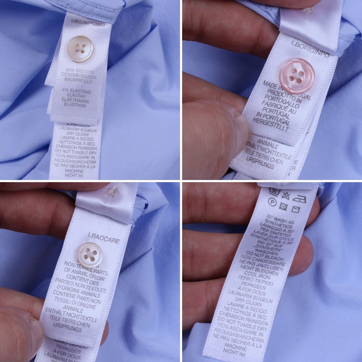 Designer × Paul Smith PAUL SMITH Blue Sky Long Sleeve Shirt Size US S / EU 44-46 / 1 - 18 Thumbnail