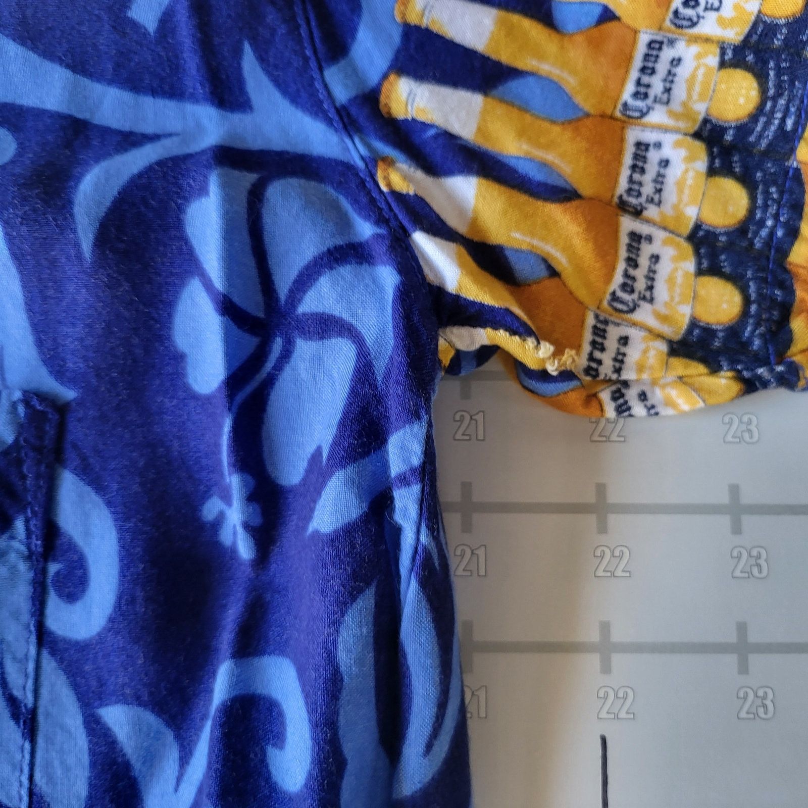 Other Corona Rayon Hawaiian Shirt Size XL Blue Mexican Beer Size US XL / EU 56 / 4 - 9 Thumbnail