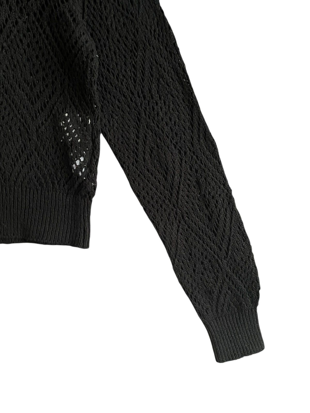 Comme des Garcons Very Rare Vintage Tricots CDG Fishnet Cropped Knitwear 1988s Size US M / EU 48-50 / 2 - 5 Thumbnail