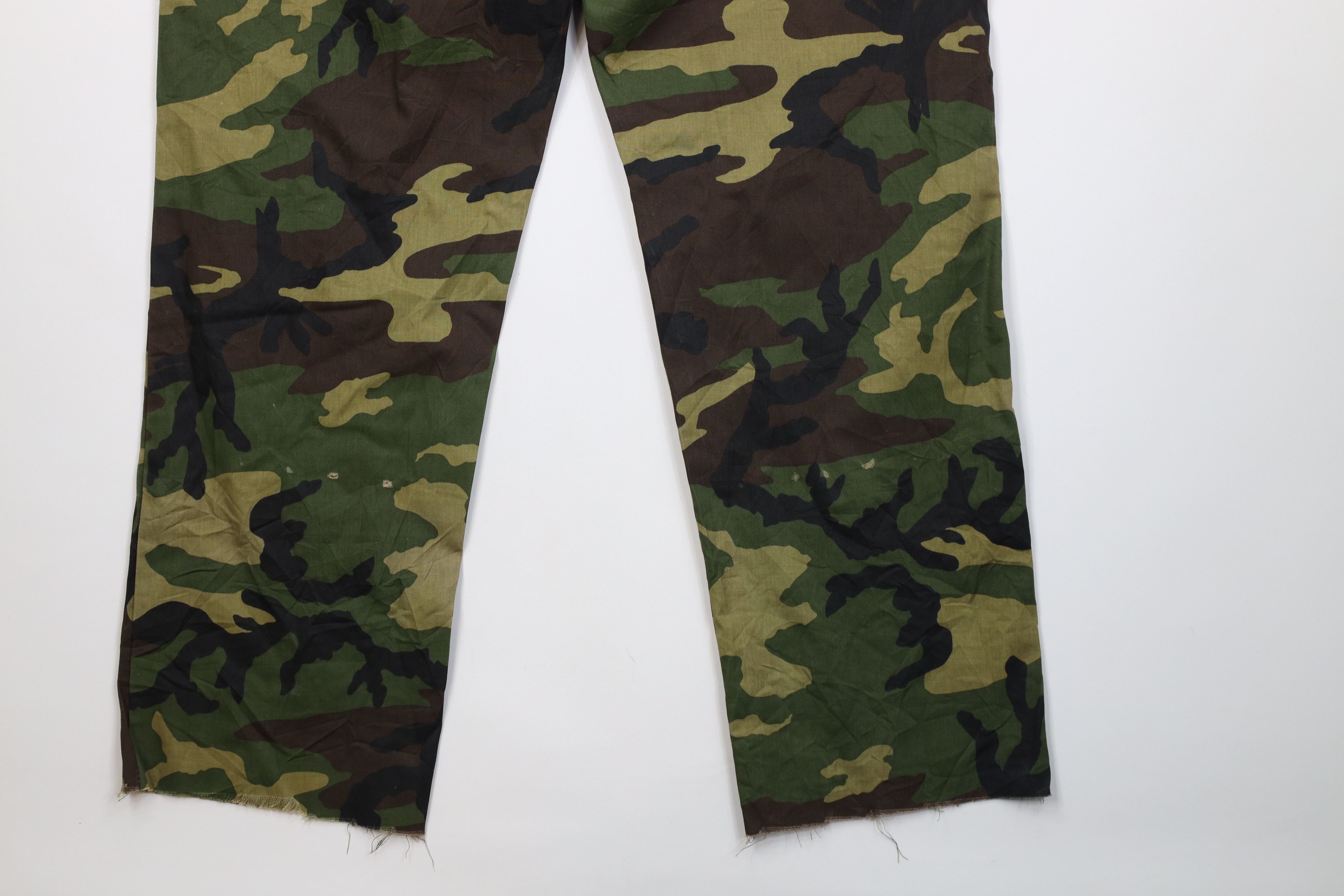 Vintage Vintage 70s Streetwear Utility Wide Leg Cargo Pants Size US 38 / EU 54 - 15 Thumbnail