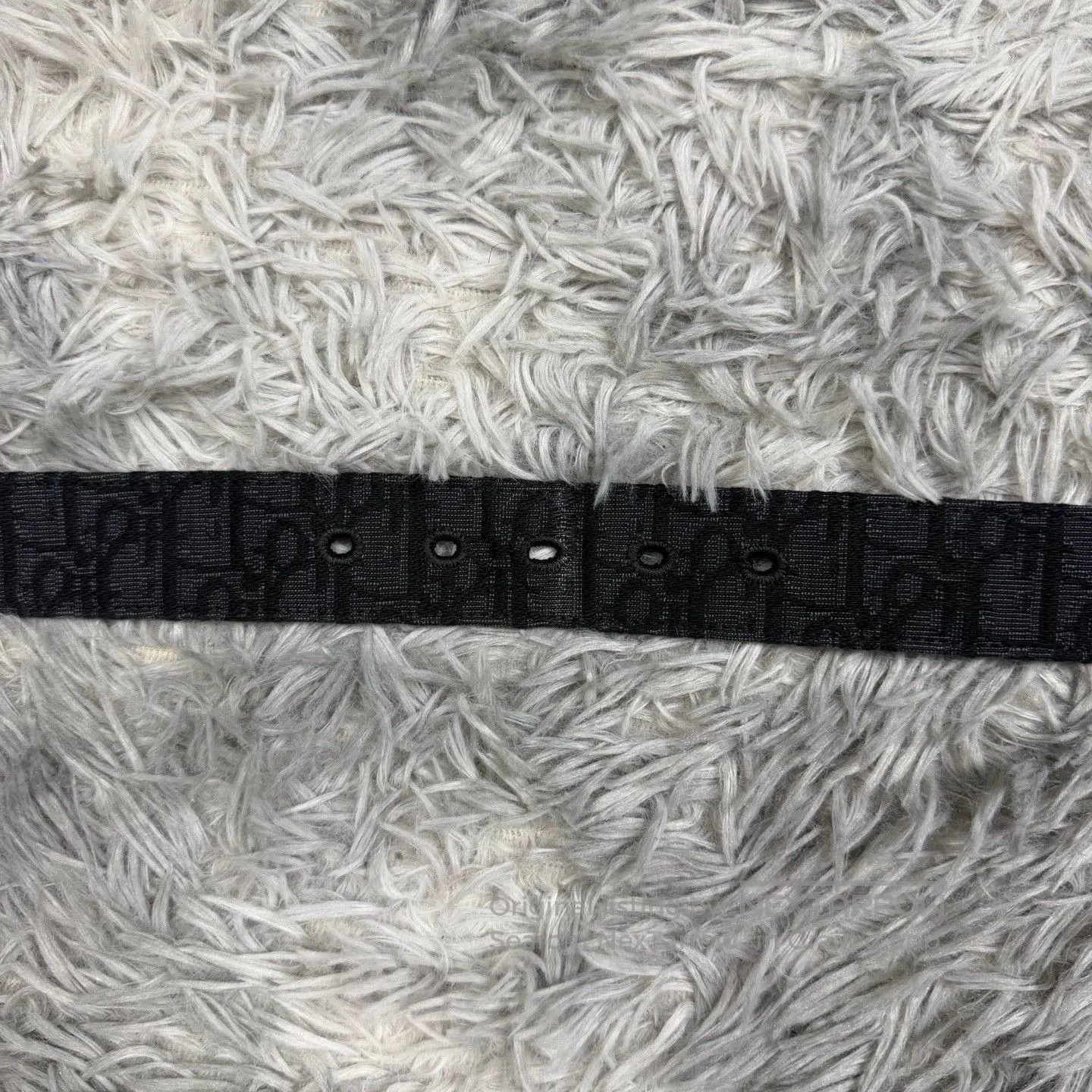 Dior dior black woven leather belt size 95. Size ONE SIZE - 6 Thumbnail