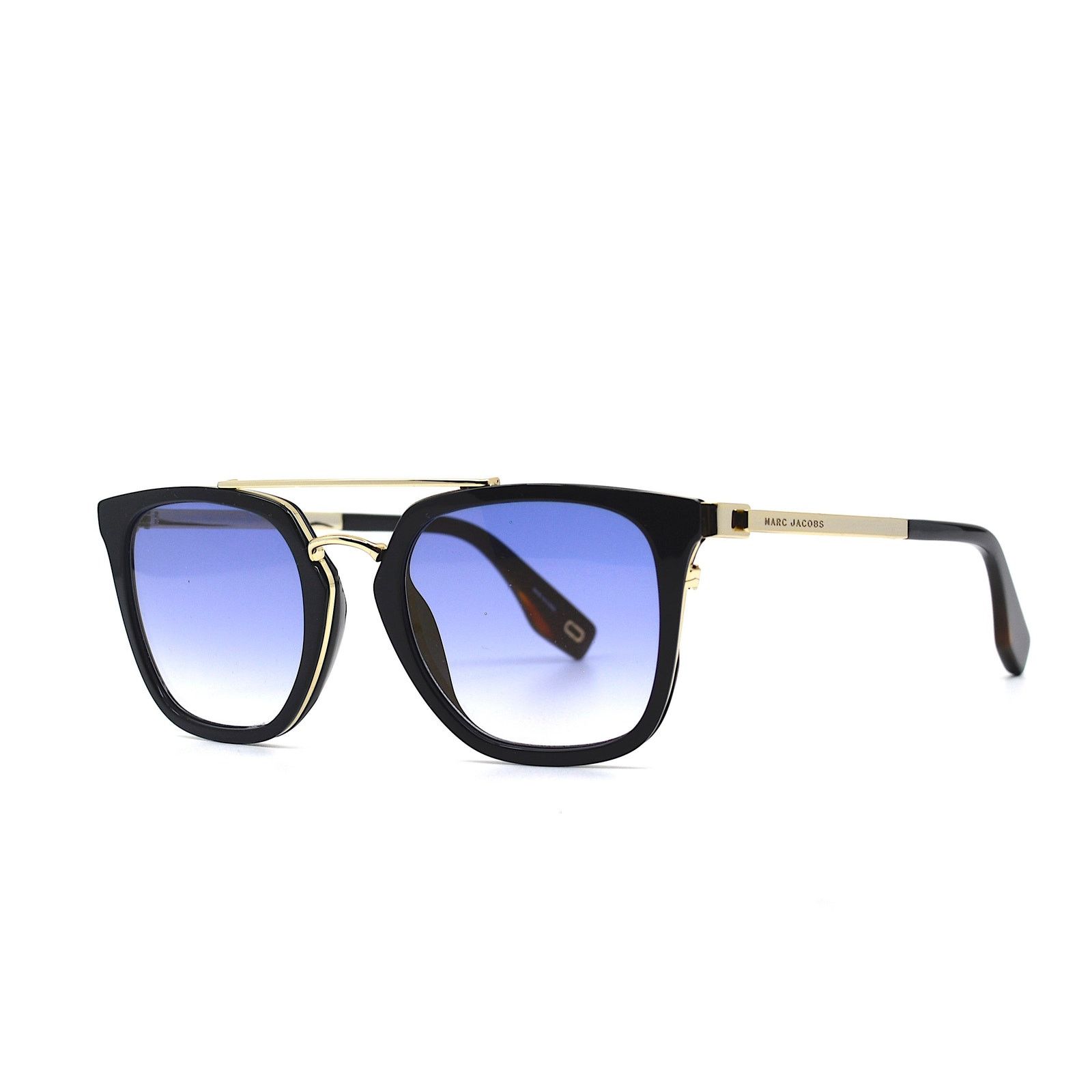 Marc Jacobs NEW MARC JACOBS MJ270/S BLACK/GOLD BLUE GRADIENT SUNGLASSES Size ONE SIZE - 4 Thumbnail