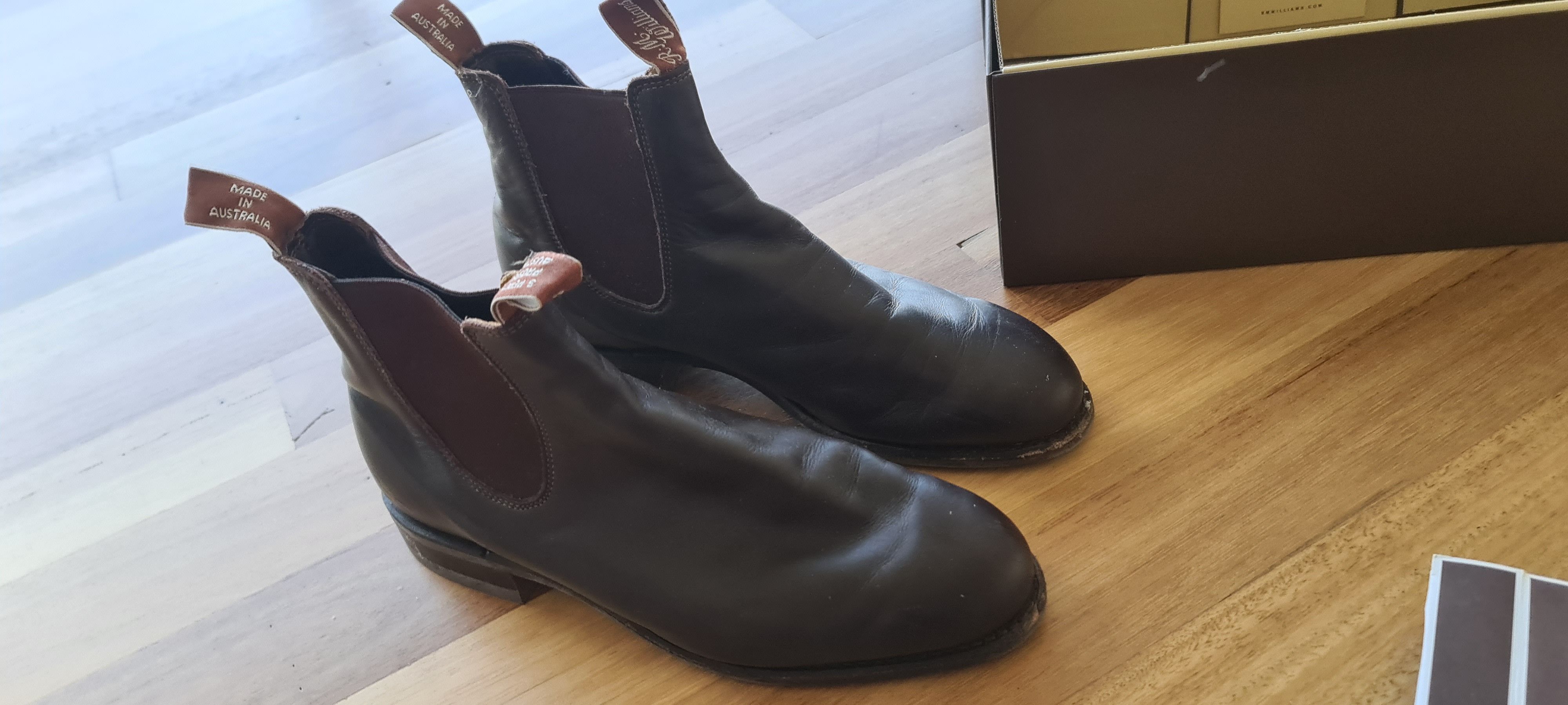 R.M. Williams RM Williams Santa Fe mens boots black 10.5 G  display picture 2