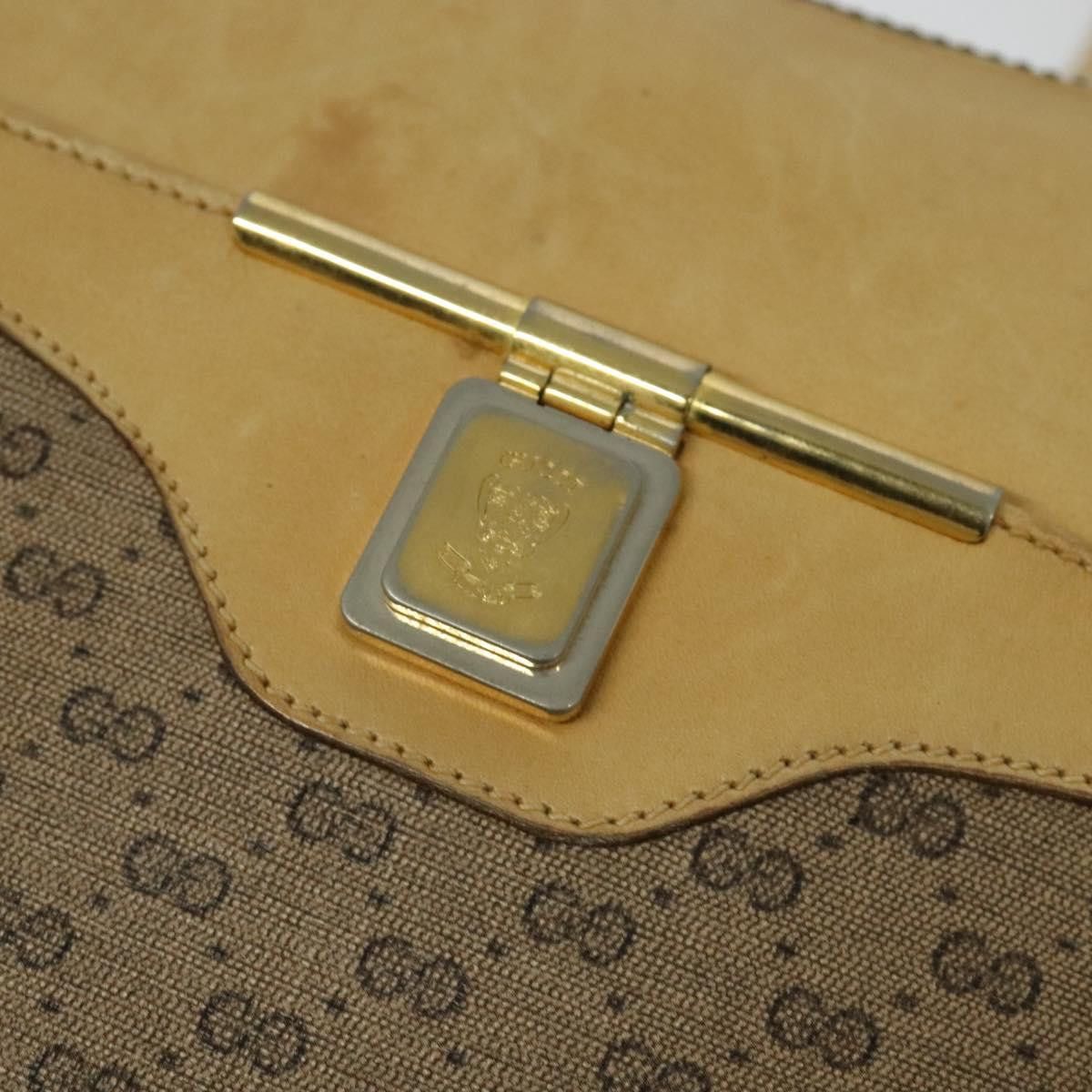 Gucci GUCCI Micro GG Supreme Shoulder Bag Pvc Beige Gold Size ONE SIZE - 14 Thumbnail