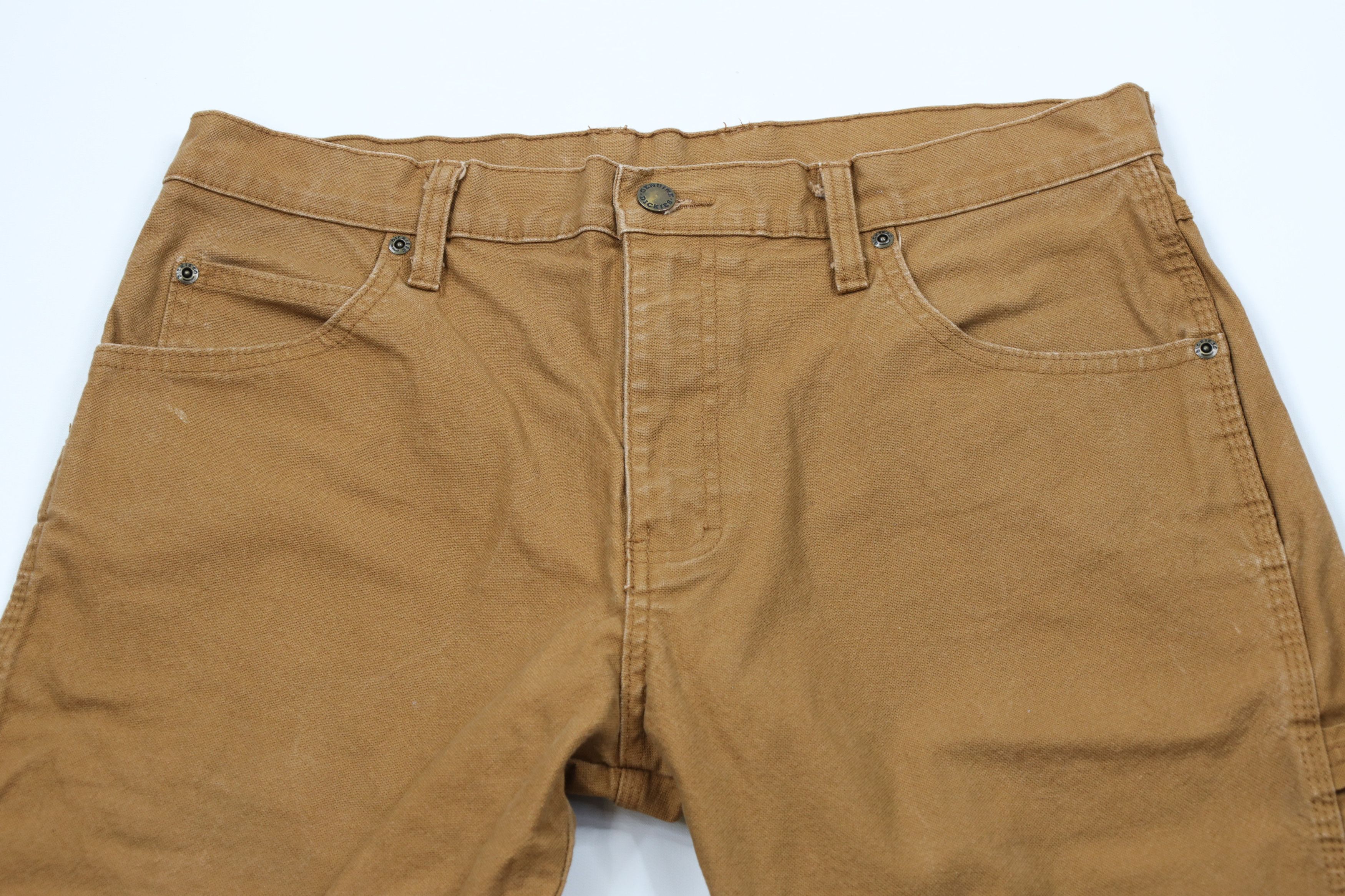 Dickies × Vintage Vintage Y2K Dickies Canvas Wide Leg Dungaree Pants Duck Size US 32 / EU 48 - 2 Thumbnail