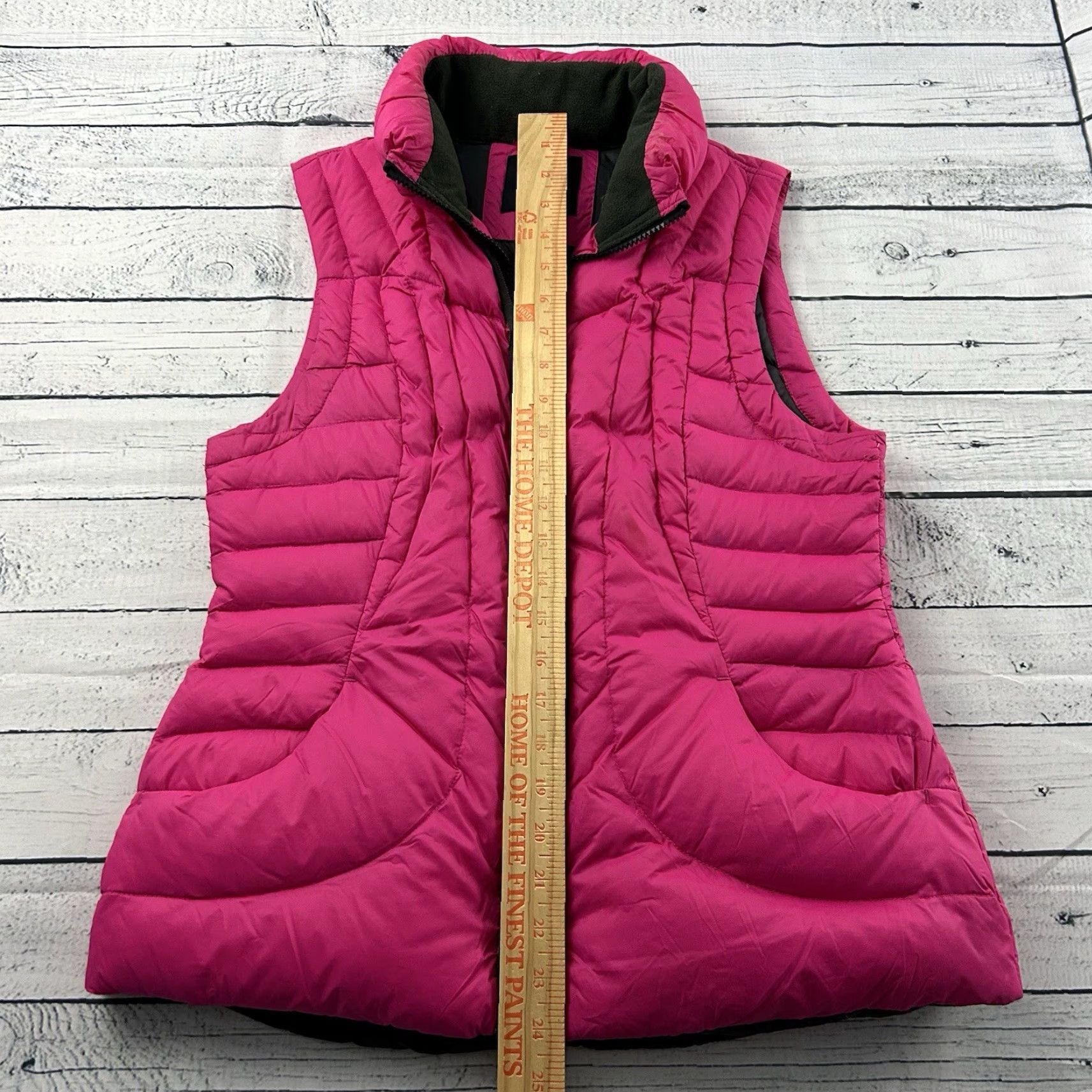 Vintage Halifax Traders Vest Full Zip Down Fill Puffer Women's Medium Pink Size M / US 6-8 / IT 42-44 - 3 Thumbnail