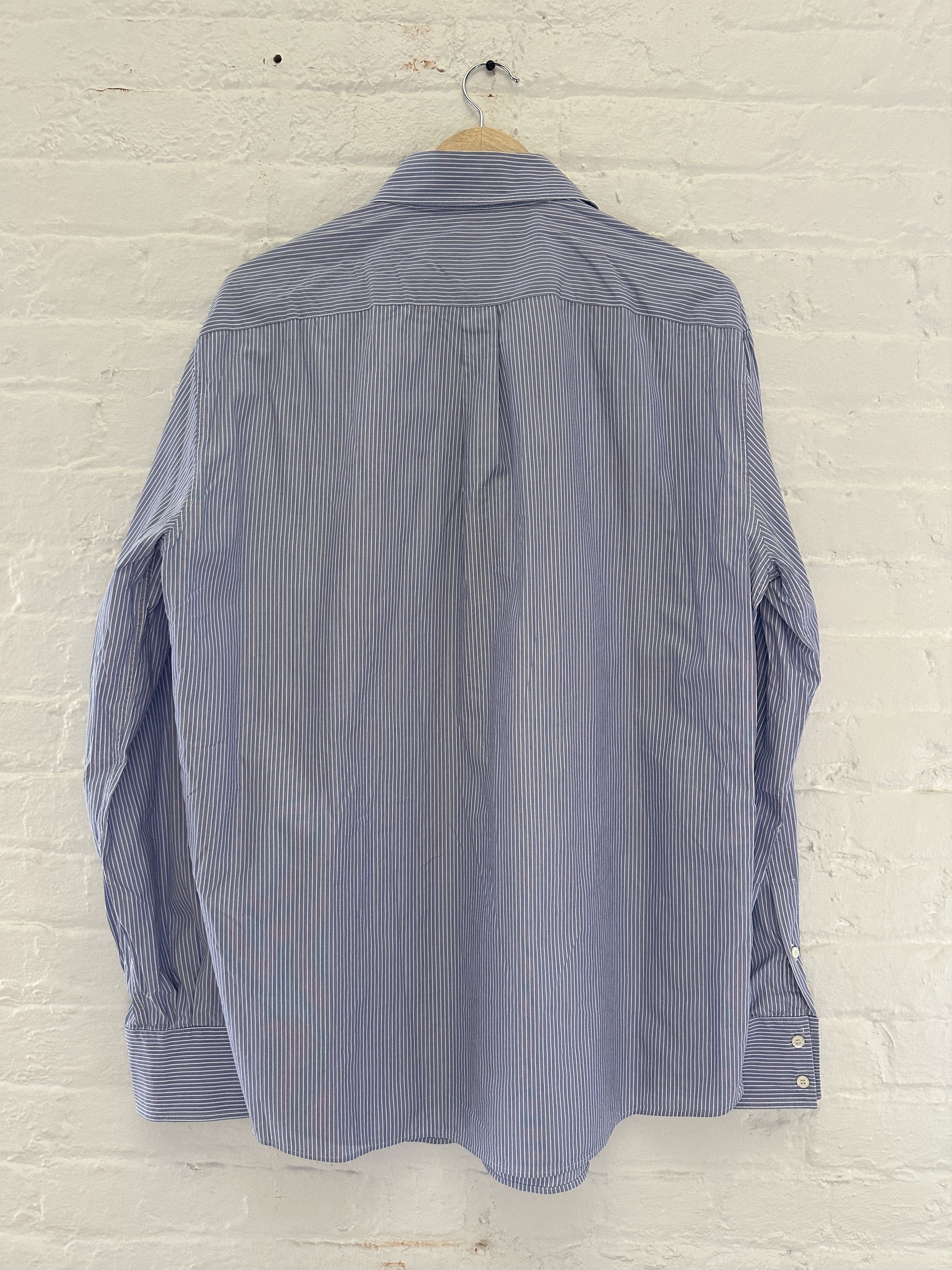 Brunello Cucinelli Brunello Cucinelli Striped Button Up Shirt Size US L / EU 52-54 / 3 - 4 Thumbnail