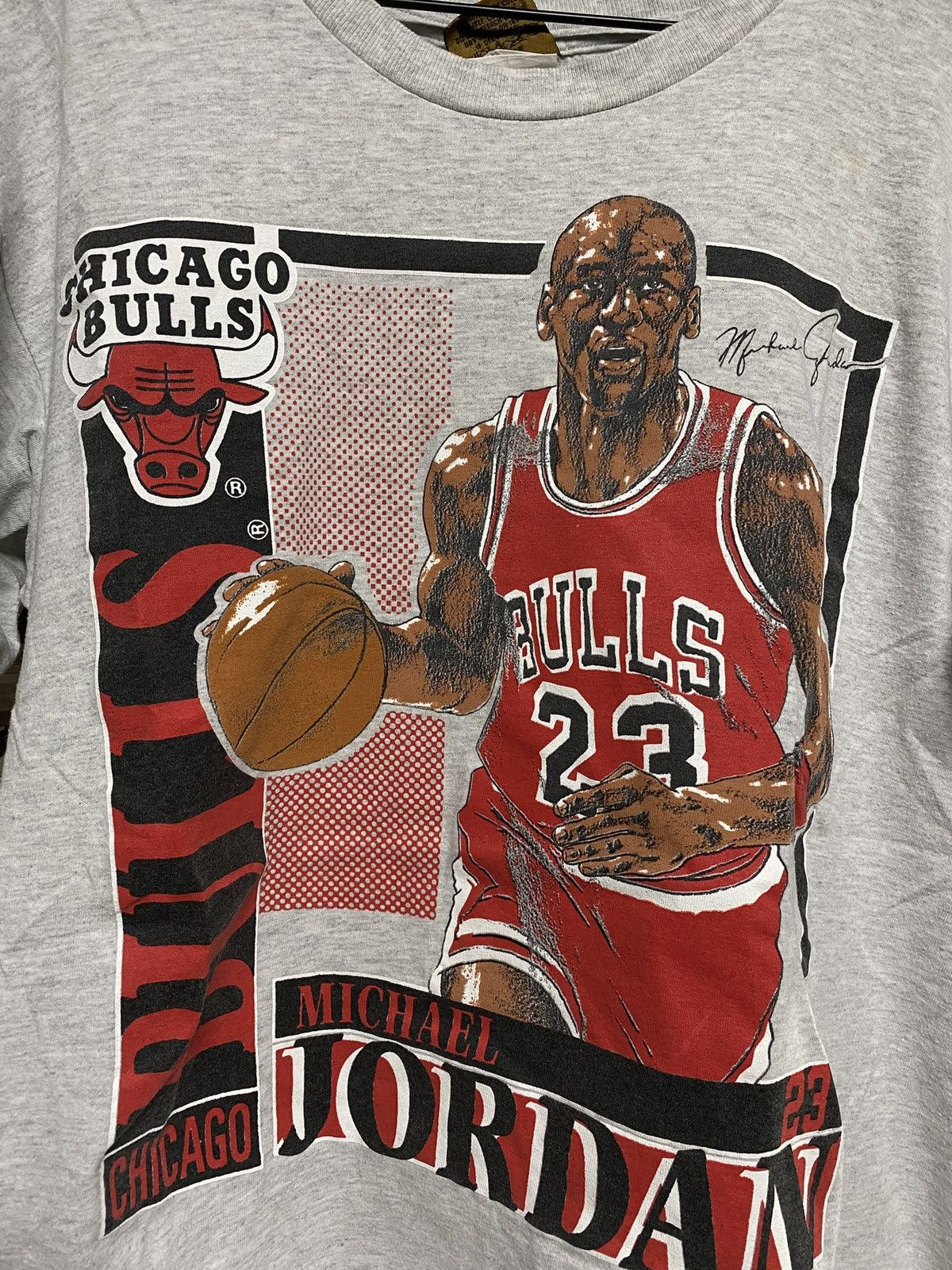 Vintage Vintage 90’s Michael Jordan T-Shirt Vtg Chicago Bulls Tee XL Size US XL / EU 56 / 4 - 3 Thumbnail