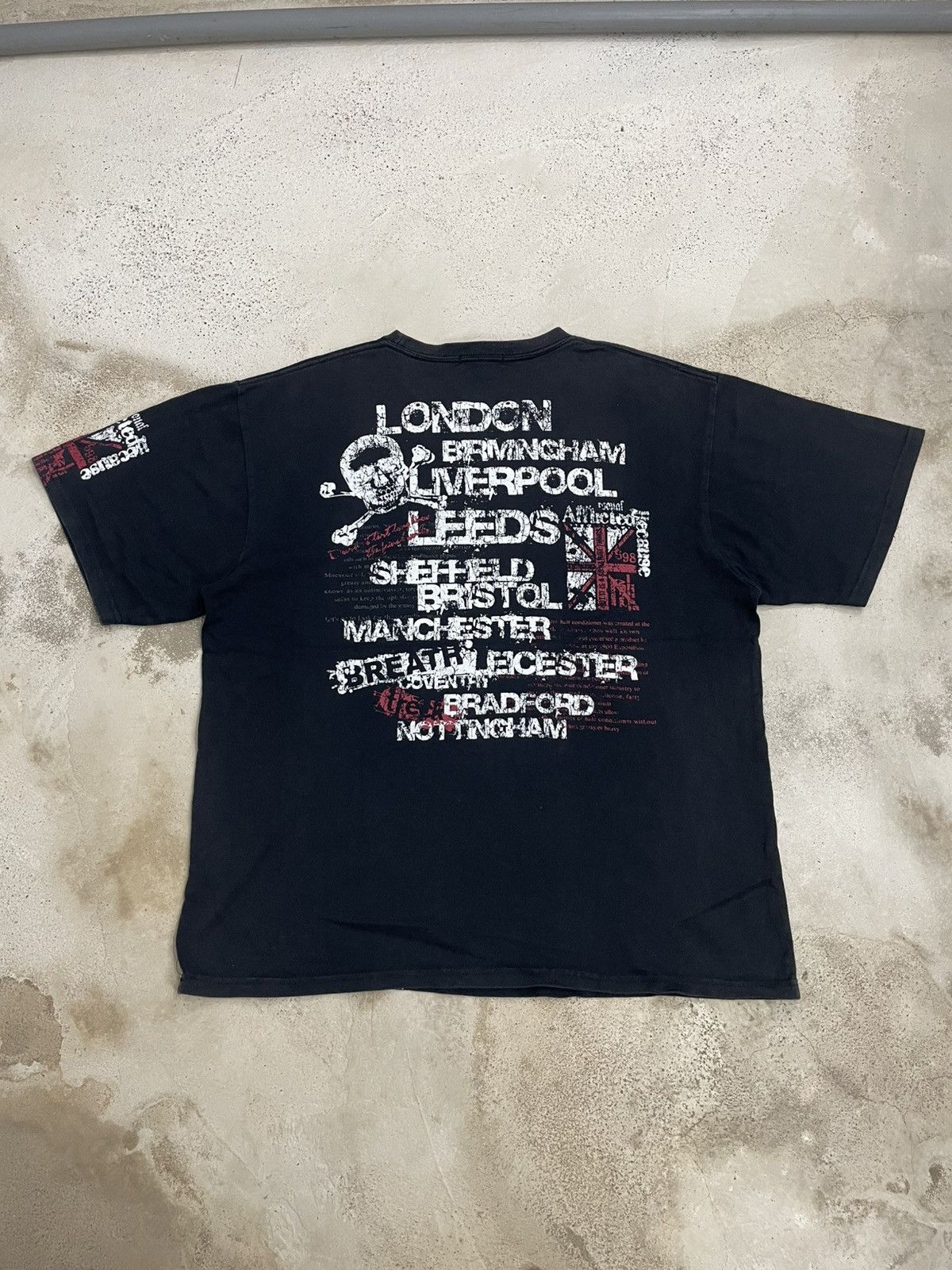 Japanese Brand Beaumere Destruction Wish Affliction Punk Tour Y2K Wording Size US XXL / EU 58 / 5 - 14 Thumbnail