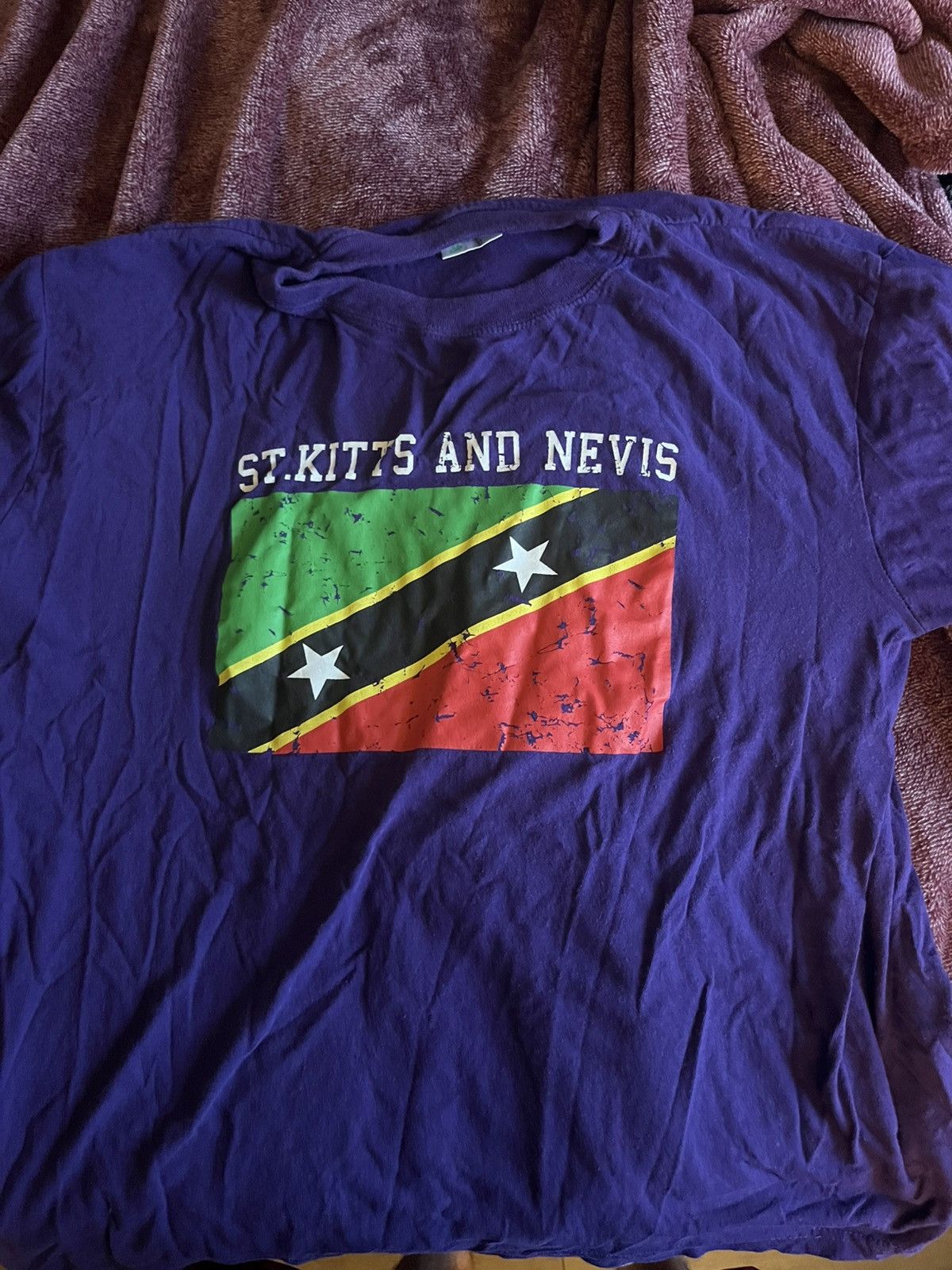 Vintage St.kitts and Nevis vintage graphic t shirt Size US XL / EU 56 / 4 - 1 Thumbnail