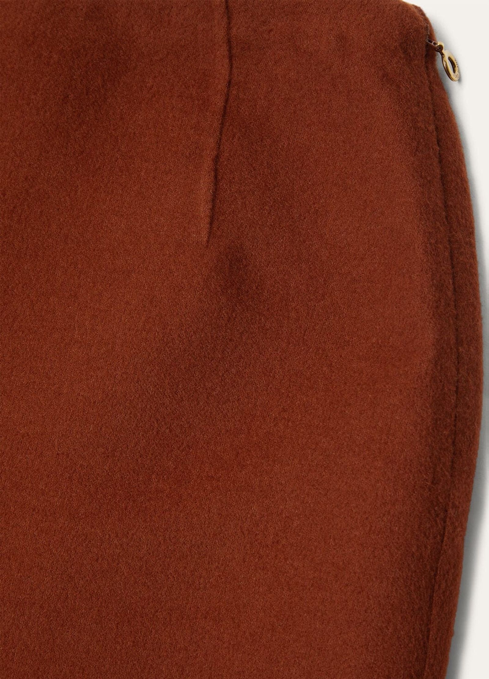 Loro Piana o1srvl11e0526 FAP0429 Vivian Mini Skirt in Brown Size 25" / US 0 / IT 36 - 7 Thumbnail