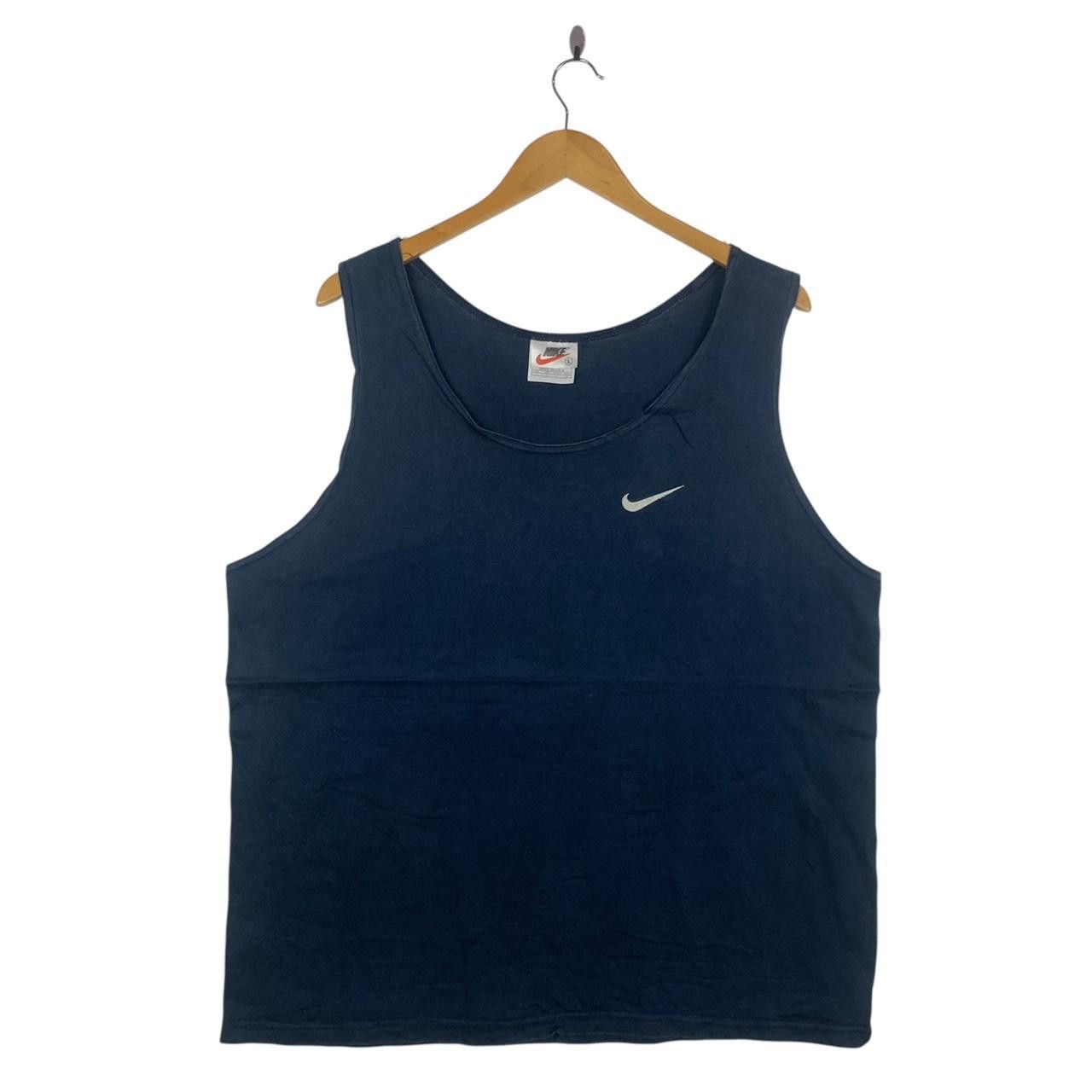Vintage Vintage 90’ NIKE SWOOSH Made In USA Embroidered Tank Top Size US L / EU 52-54 / 3 - 1 Thumbnail