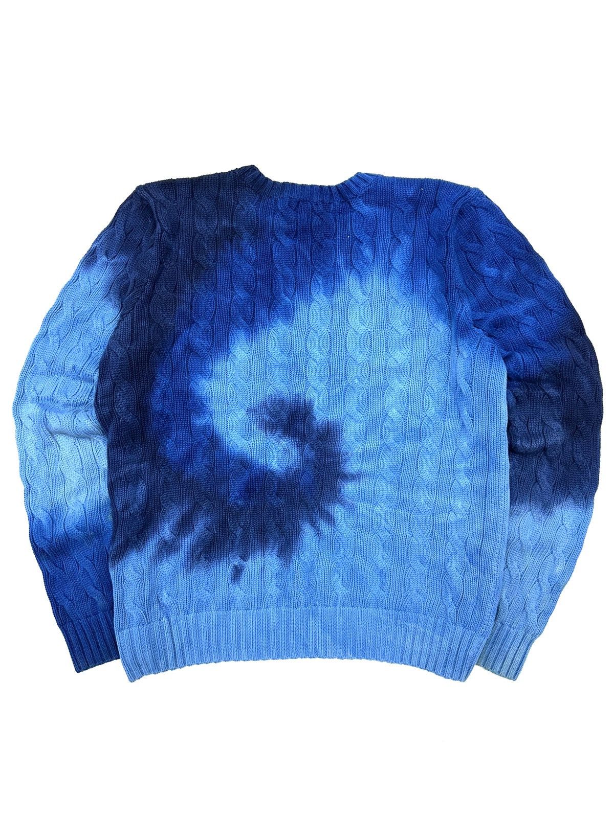 Polo Ralph Lauren Cable Knit Sweater Polo Ralph Lauren Tie Dye Size US XL / EU 56 / 4 - 3 Thumbnail