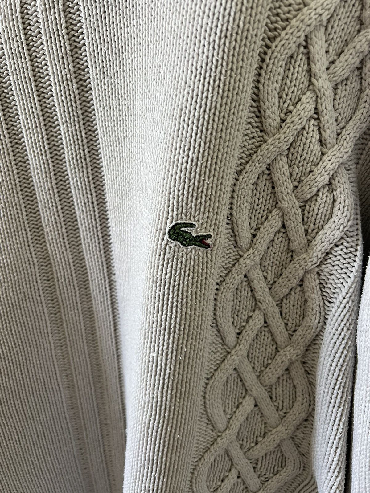 Lacoste Lacoste vintage knitted sweater 90s wool rare archive Size US XL / EU 56 / 4 - 4 Thumbnail