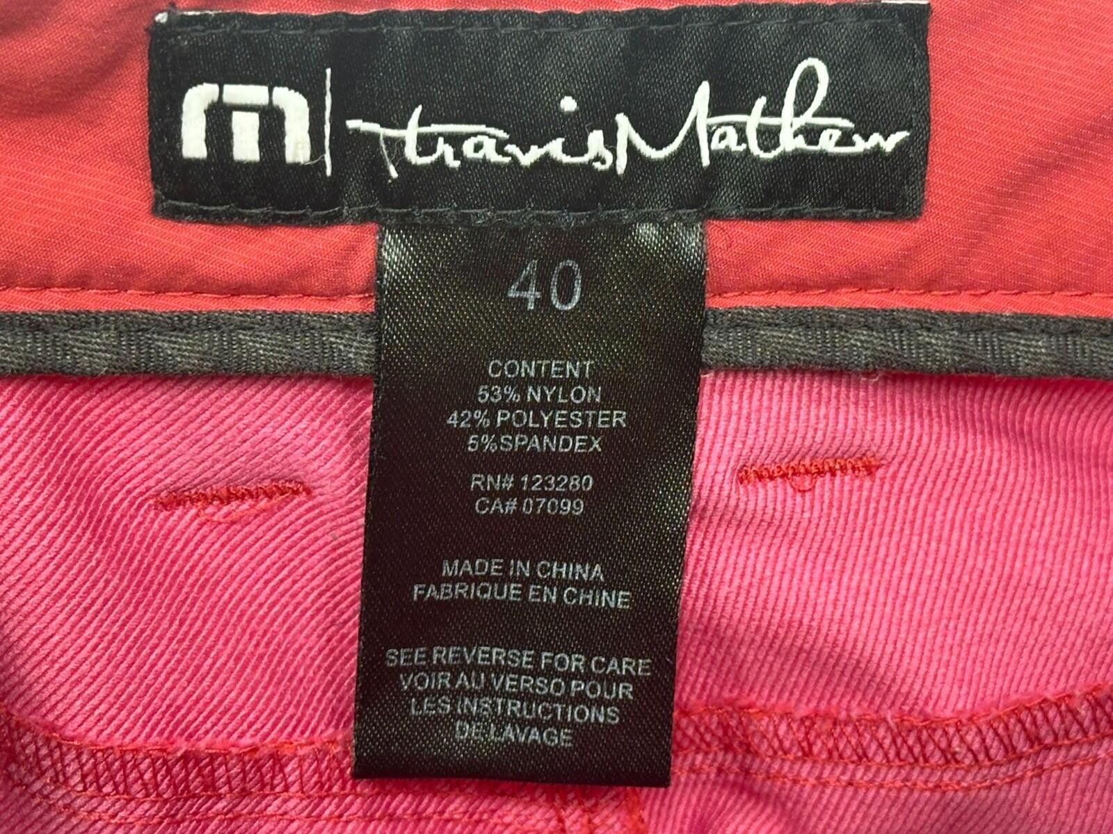Nike Travis Mathew Flat Front Chino Shorts Red Mens 40 Size US 40 / EU 56 - 10 Thumbnail