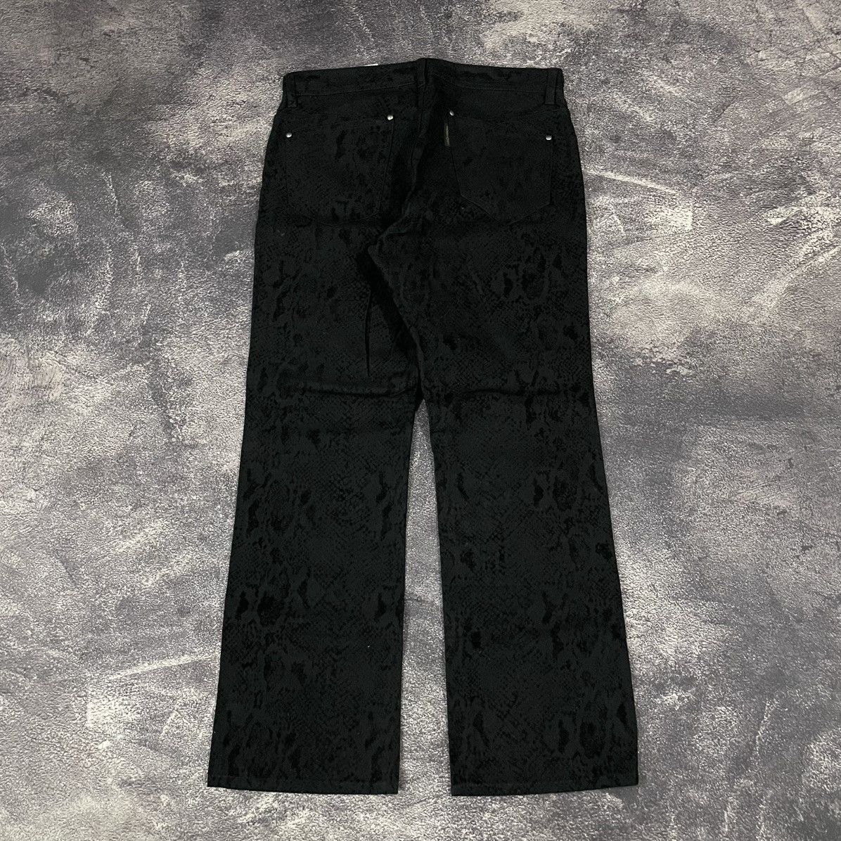 If Six Was Nine × Le Grande Bleu (L.G.B.) × Tornado Mart 90's Pazzo Denim Store Flared Jeans Size US 34 / EU 50 - 1 Thumbnail