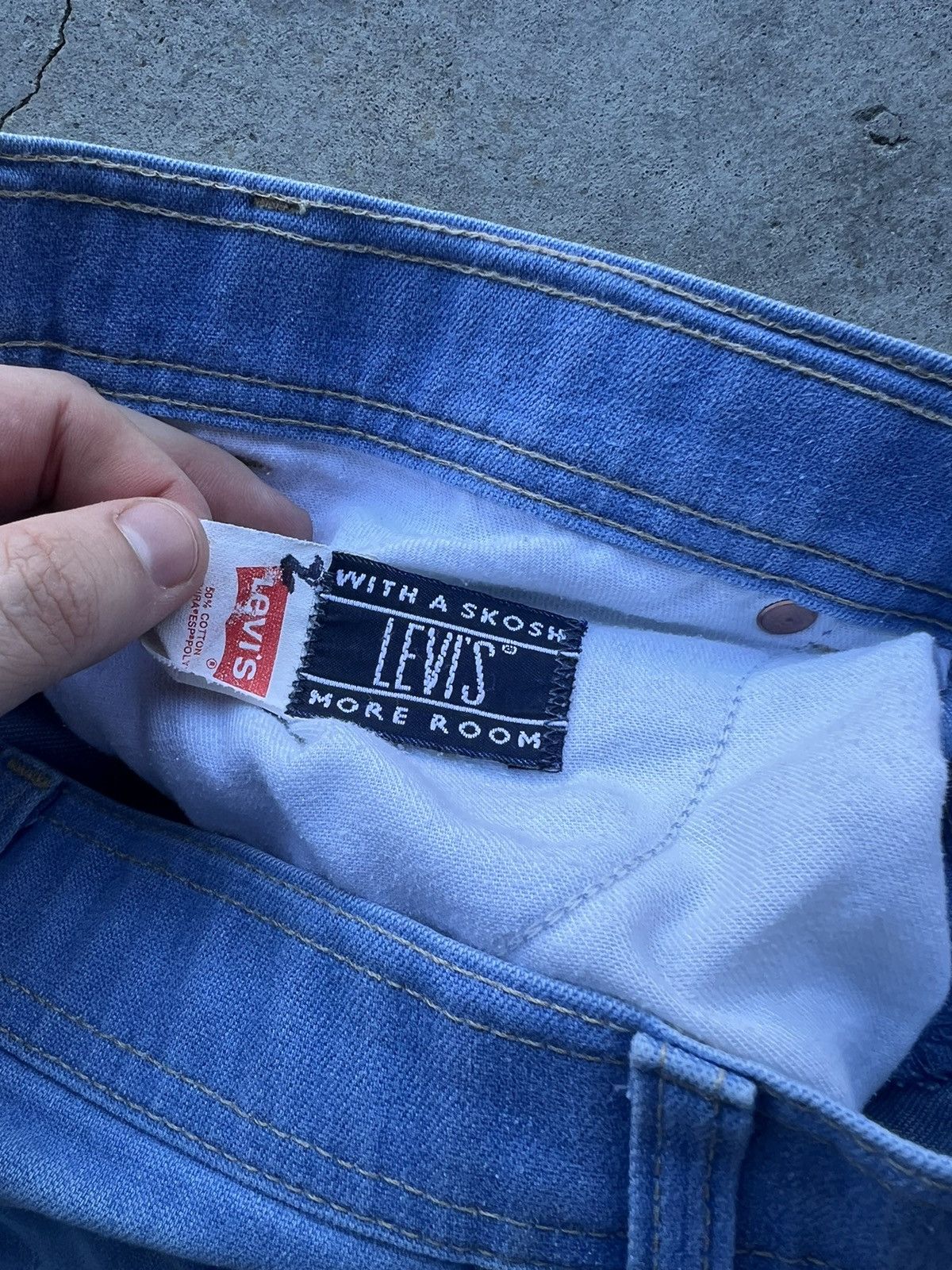 Levi's × Vintage 👖 Vintage 70s - 80s Orange Tab Levi's 505 blue jean👖 Size US 35 - 6 Thumbnail